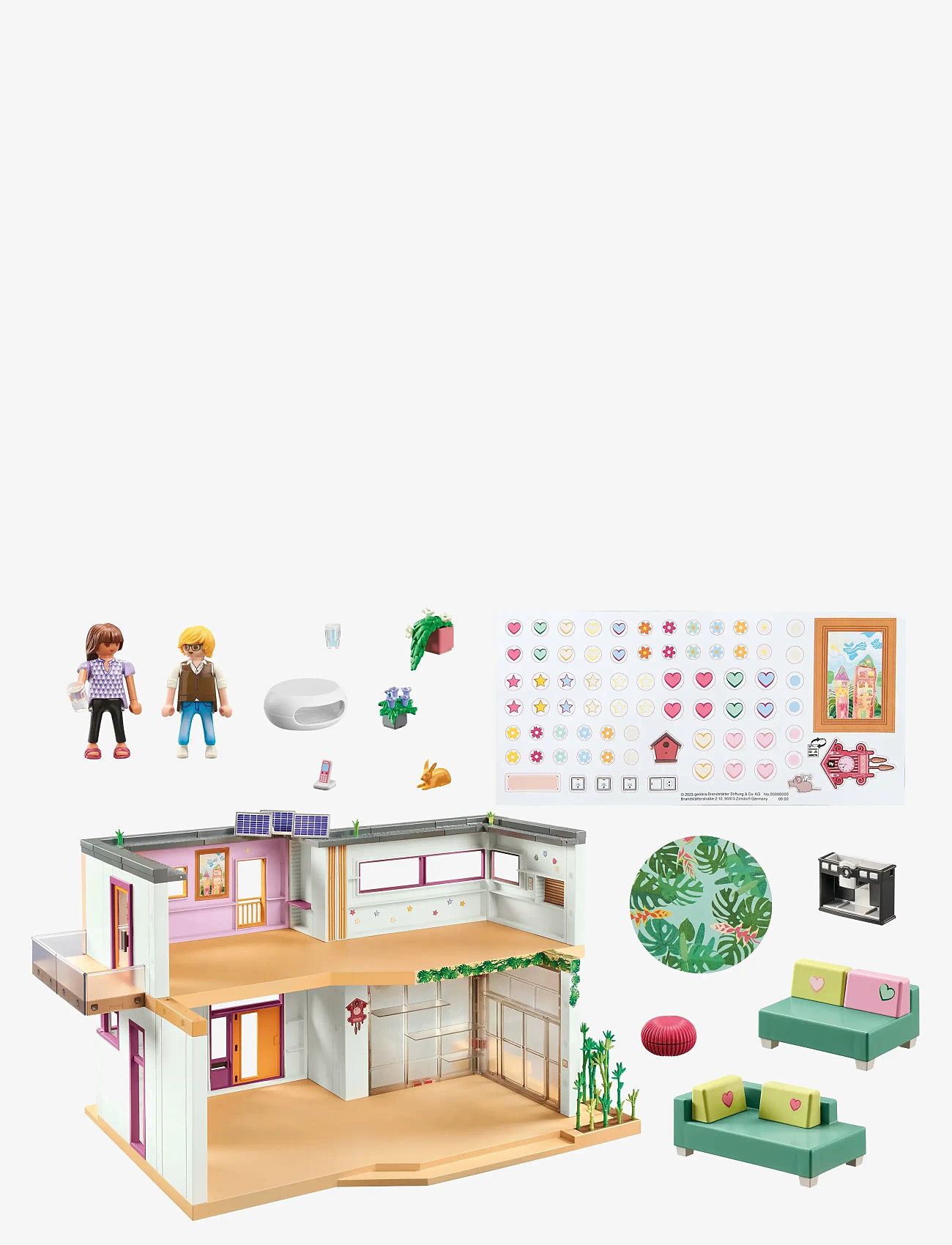 PLAYMOBIL - Living House with winter garden - playmobil city life - multicolored - 3