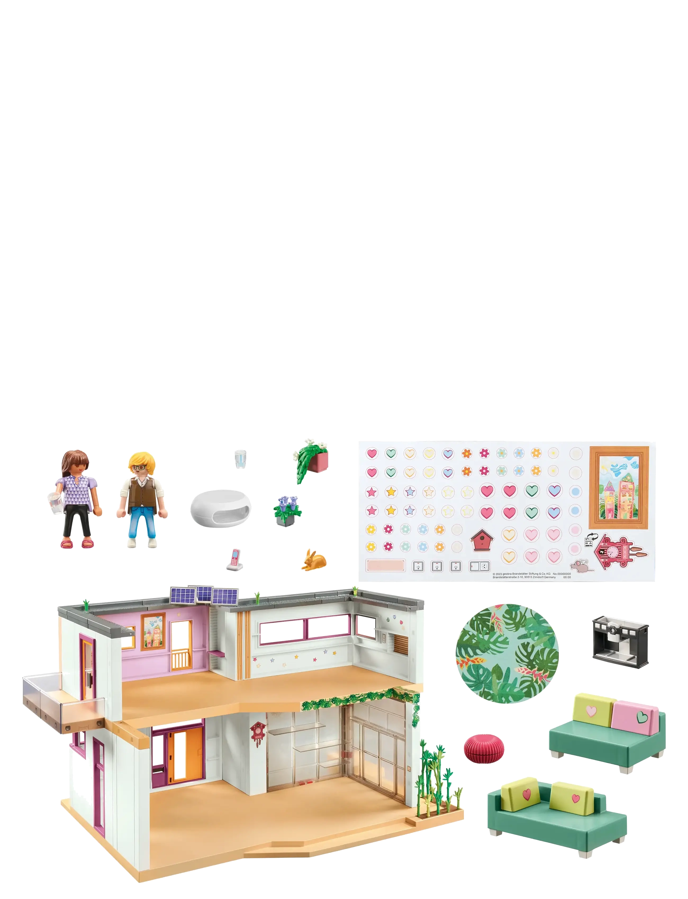PLAYMOBIL - Living House with winter garden - playmobil city life - multicolored - 3