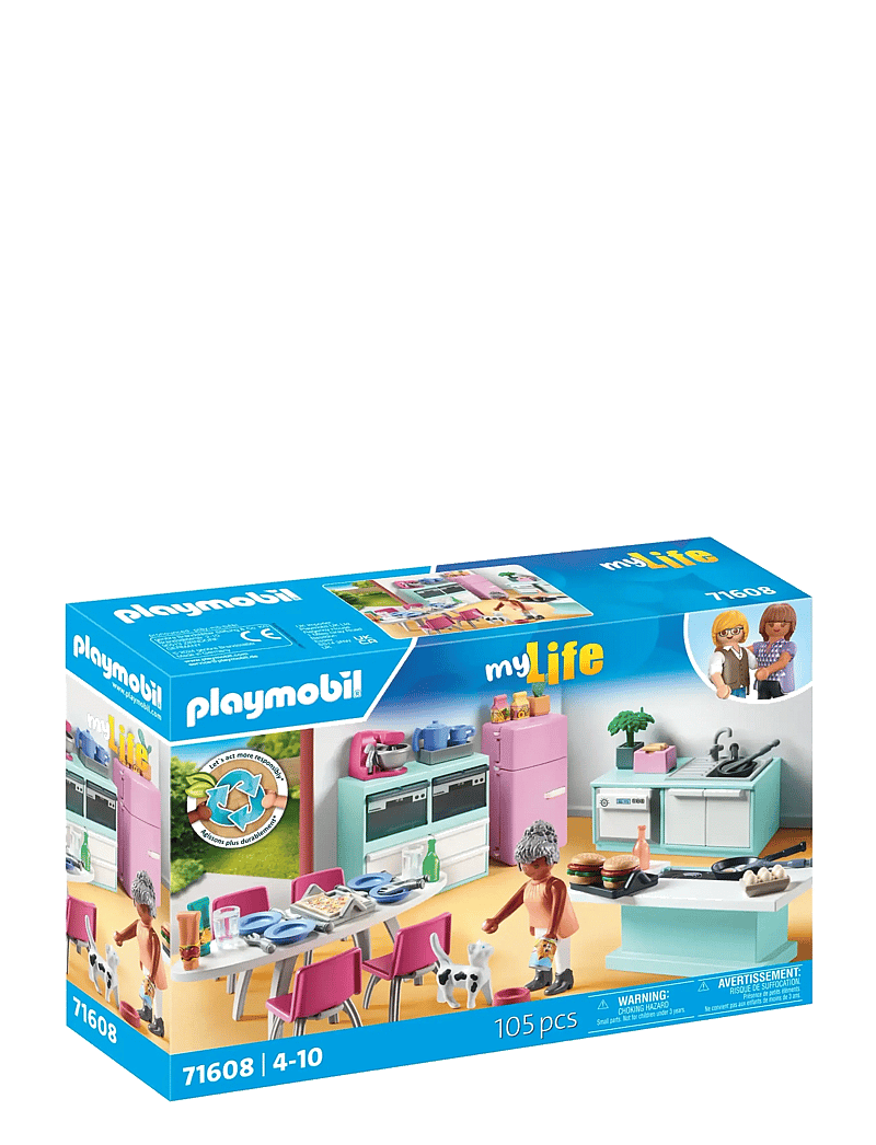 PLAYMOBIL - Kitchen with dining place - playmobil city life - multicolored - 1