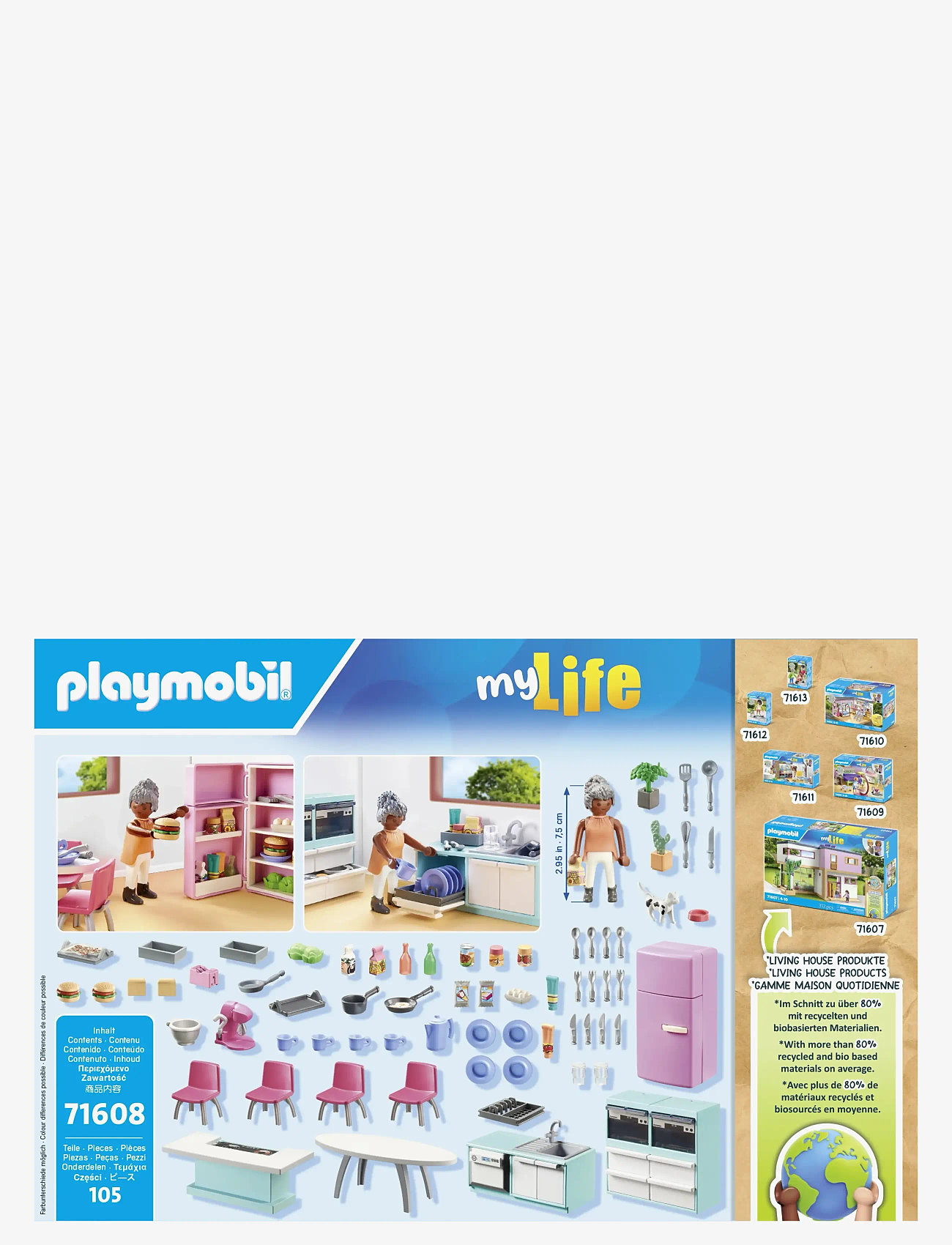 PLAYMOBIL - Kitchen with dining place - playmobil city life - multicolored - 2