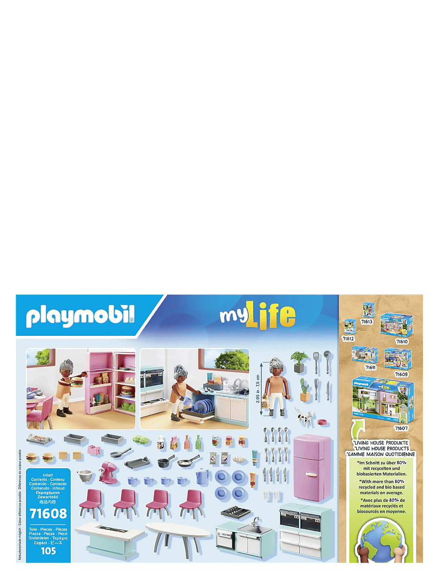 PLAYMOBIL - Kitchen with dining place - playmobil city life - multicolored - 2