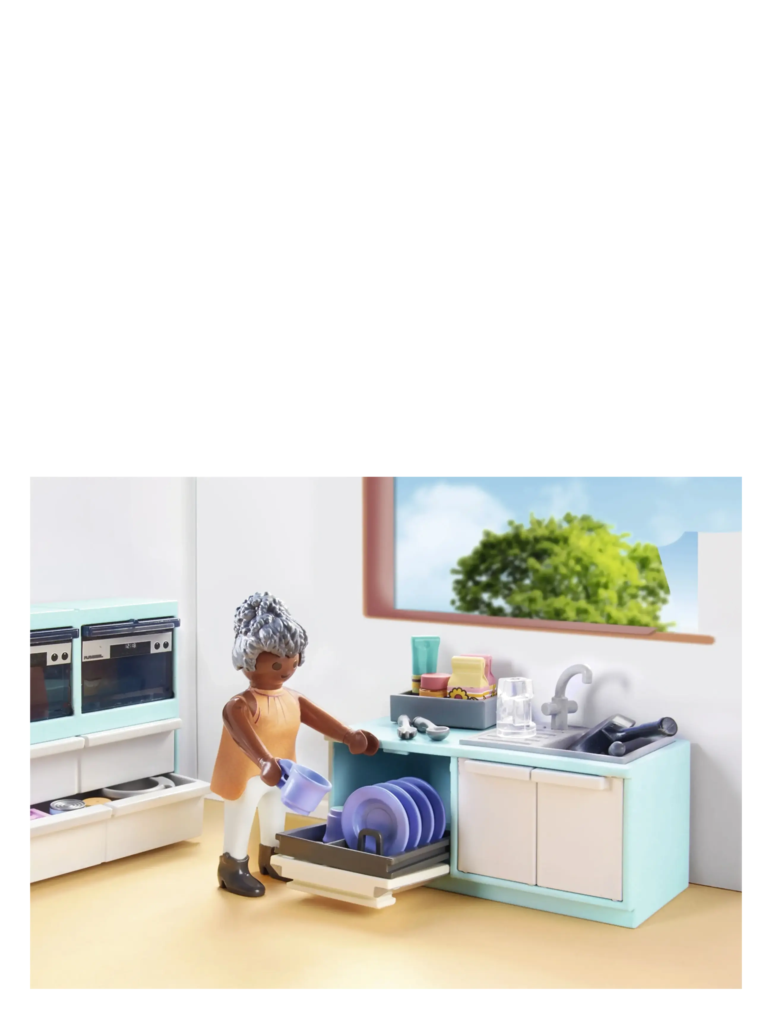 PLAYMOBIL - Kitchen with dining place - playmobil city life - multicolored - 3