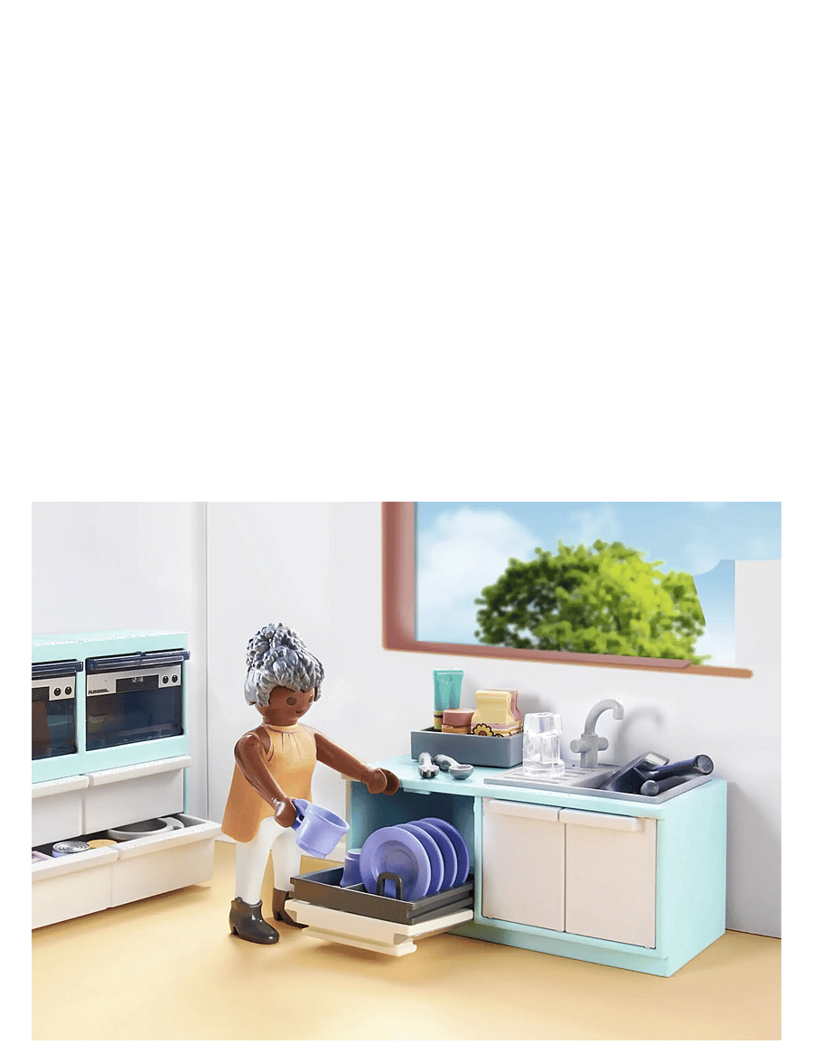 PLAYMOBIL - Kitchen with dining place - playmobil city life - multicolored - 3