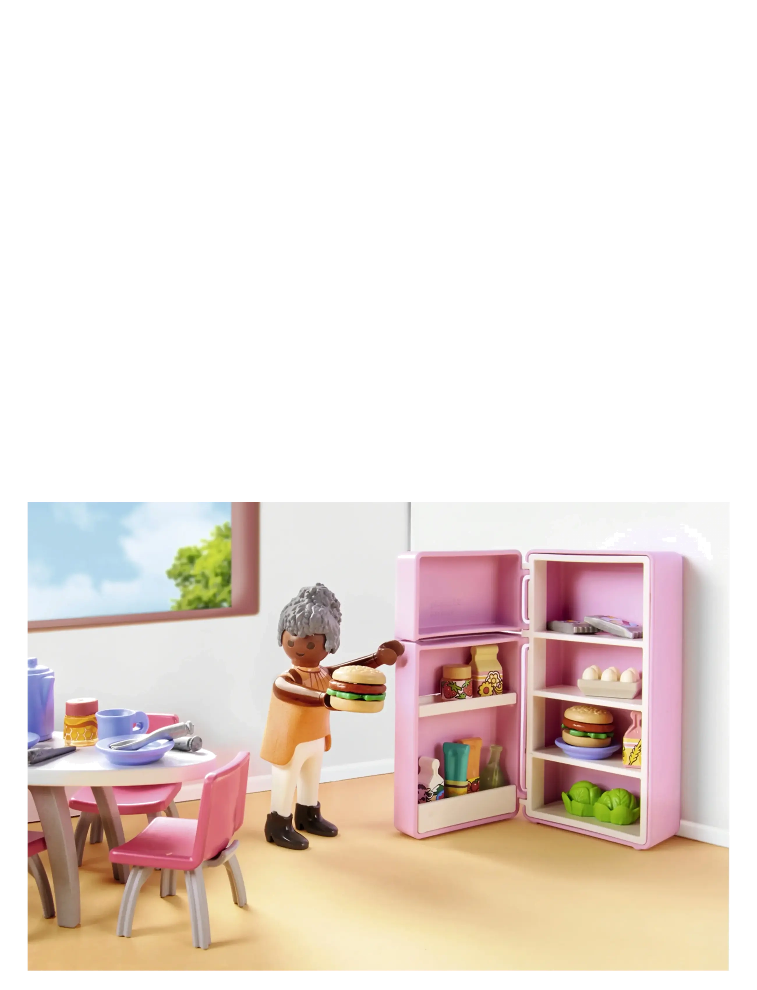 PLAYMOBIL - Kitchen with dining place - playmobil city life - multicolored - 4