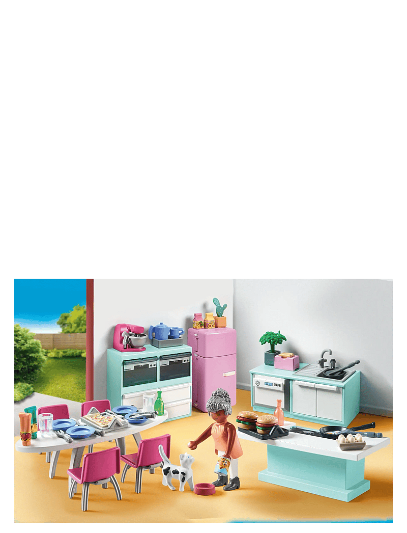 PLAYMOBIL - Kitchen with dining place - playmobil city life - multicolored - 5