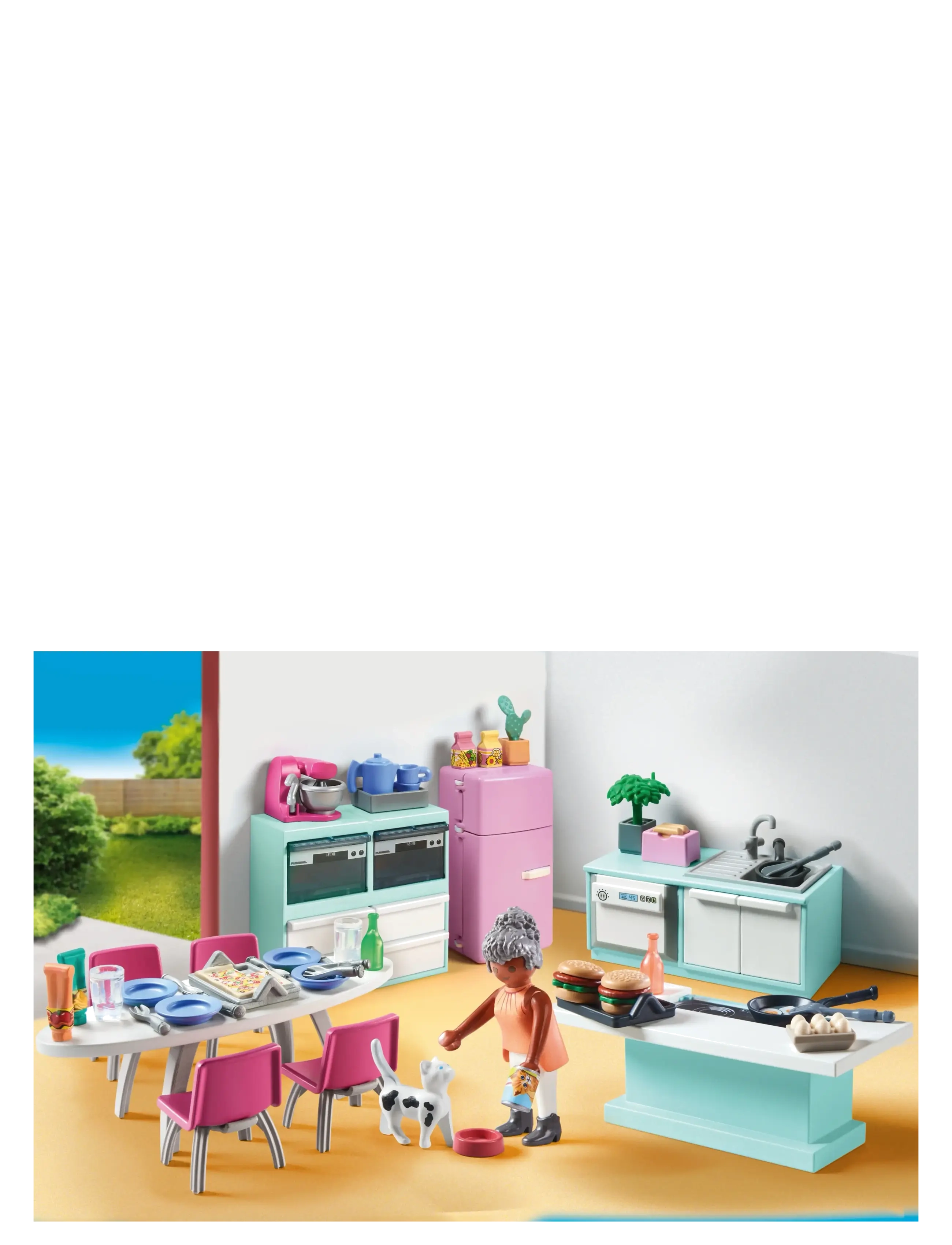 PLAYMOBIL - Kitchen with dining place - playmobil city life - multicolored - 5