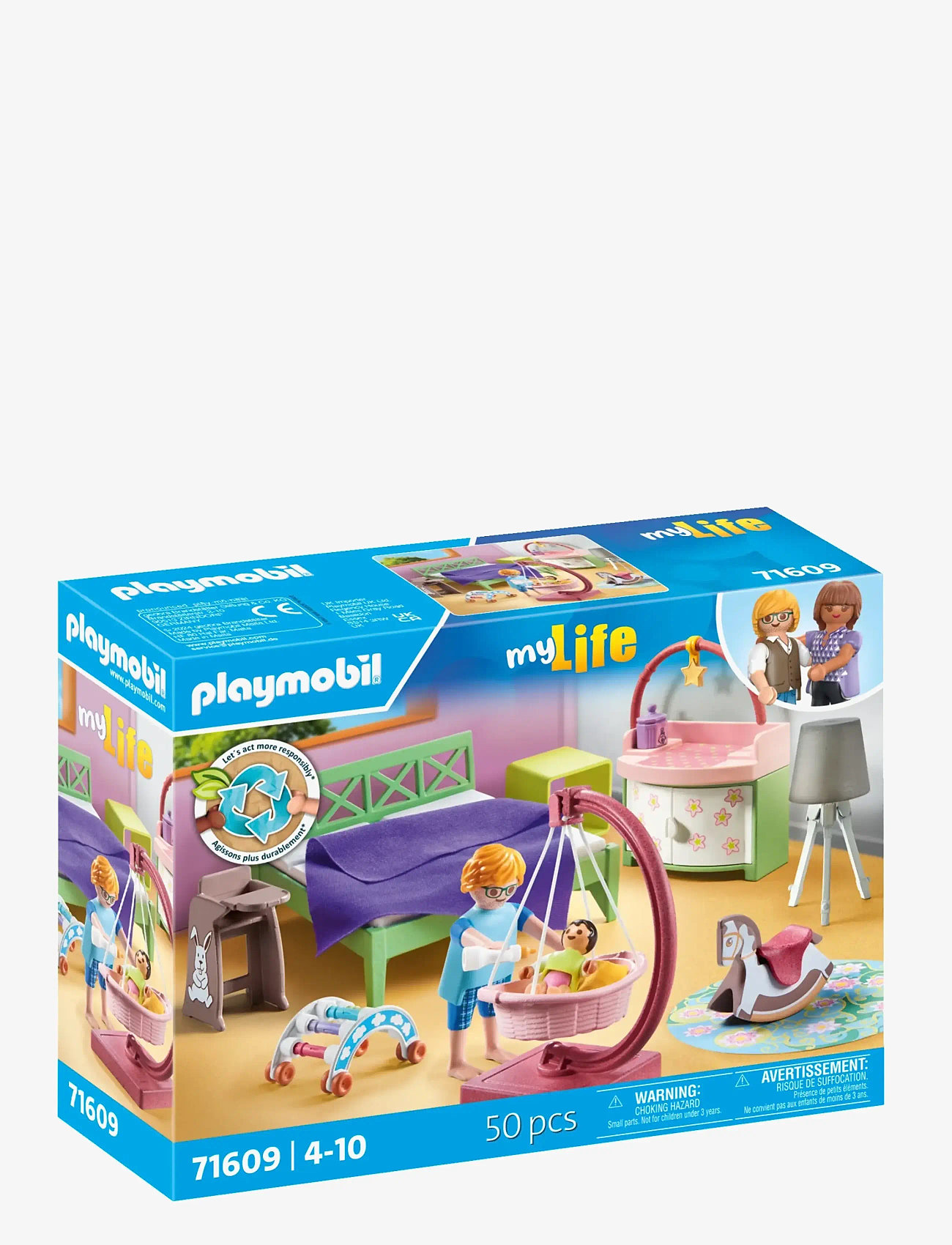 PLAYMOBIL - Sleeping room with baby play corner - playmobil my life - multicolored - 1
