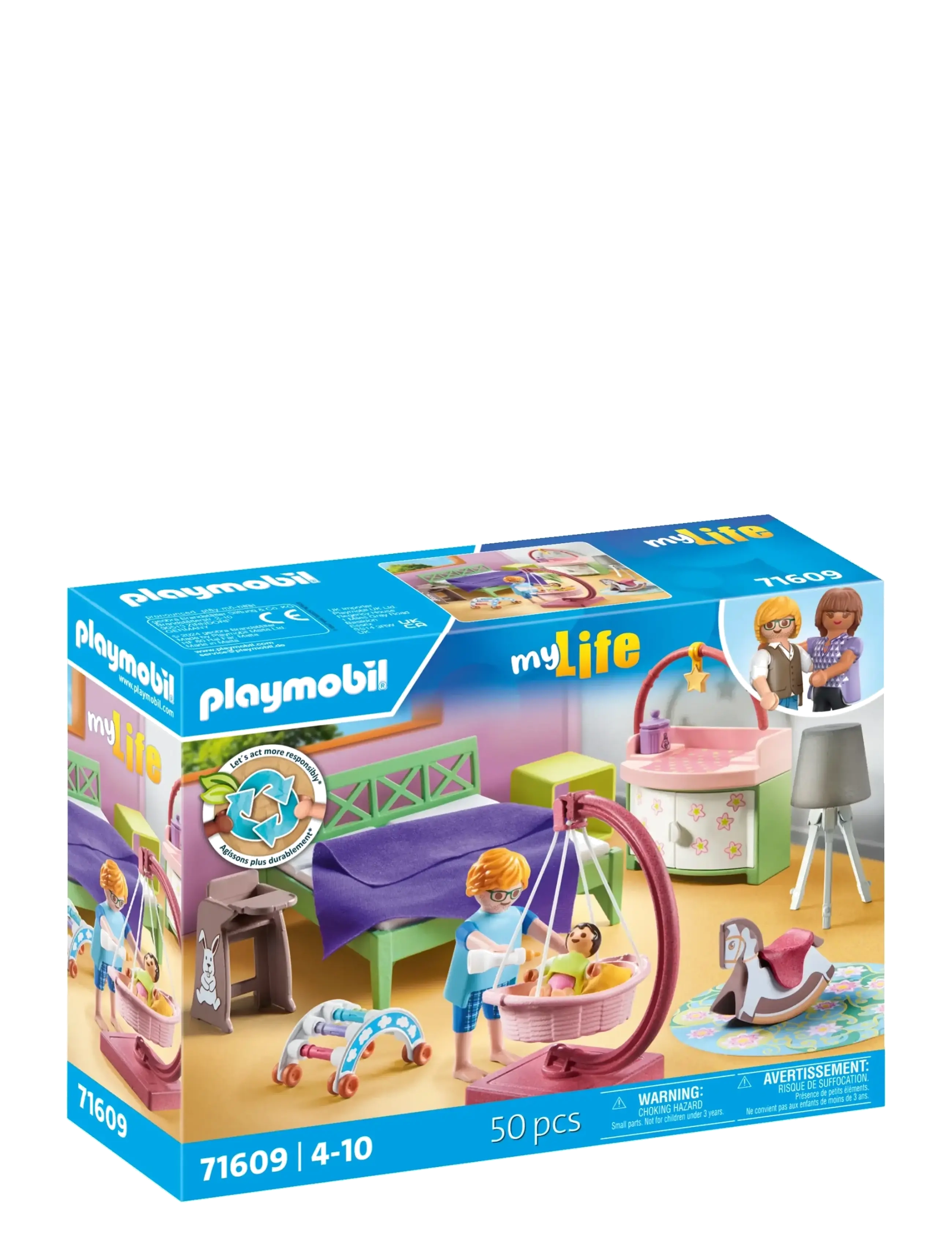 PLAYMOBIL - Sleeping room with baby play corner - playmobil my life - multicolored - 1