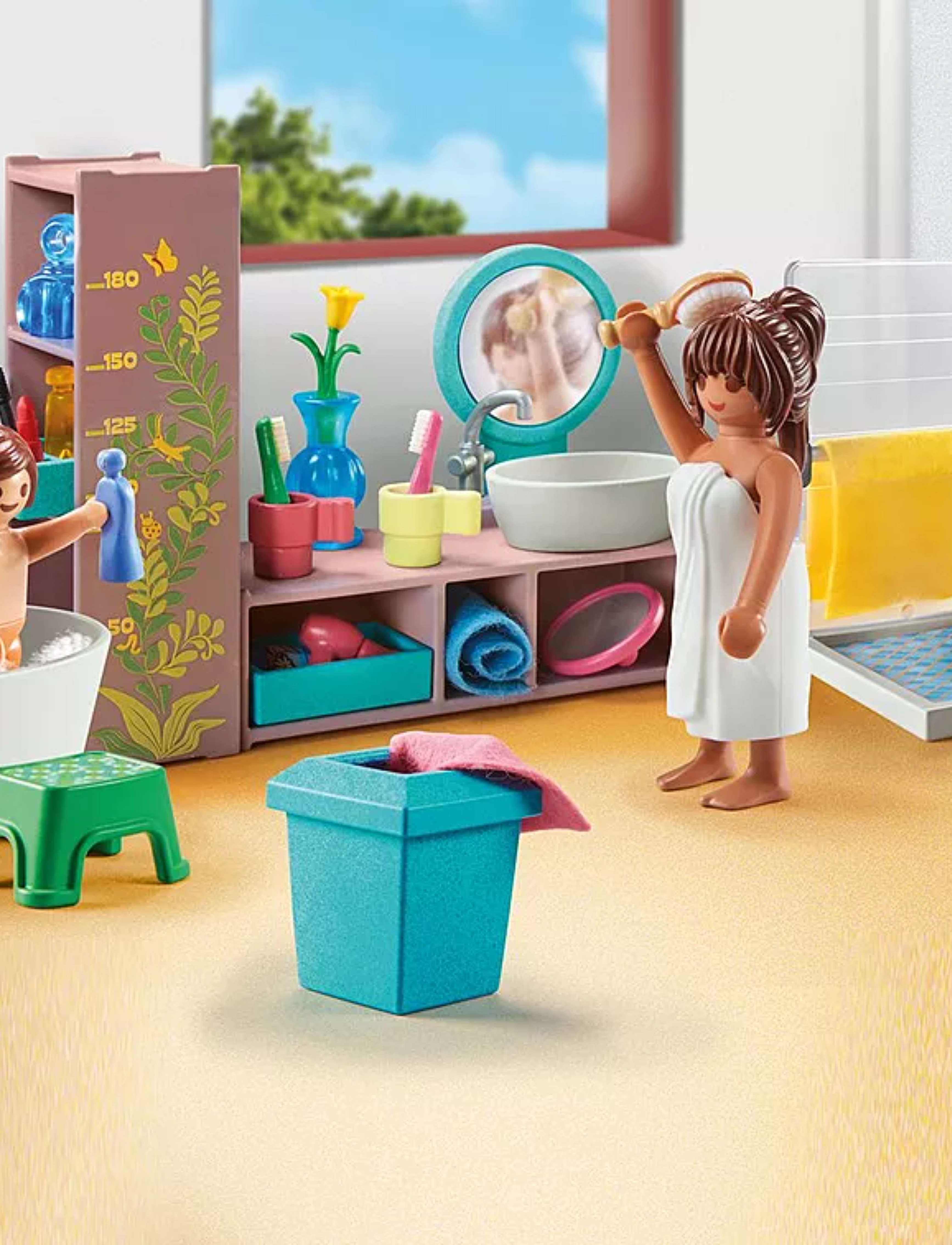 PLAYMOBIL Bathroom, One Size, Multi/patterned, Playmobil Legetøj > Playmobil City Life, Børn