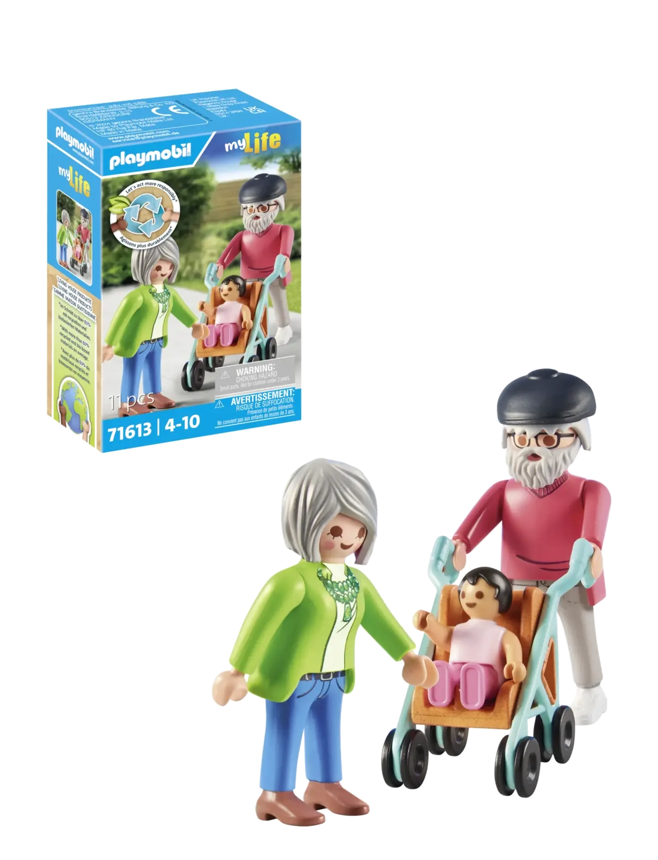 PLAYMOBIL Grandparents with Baby - Playmobil leksaker - MULTICOLORED / multi