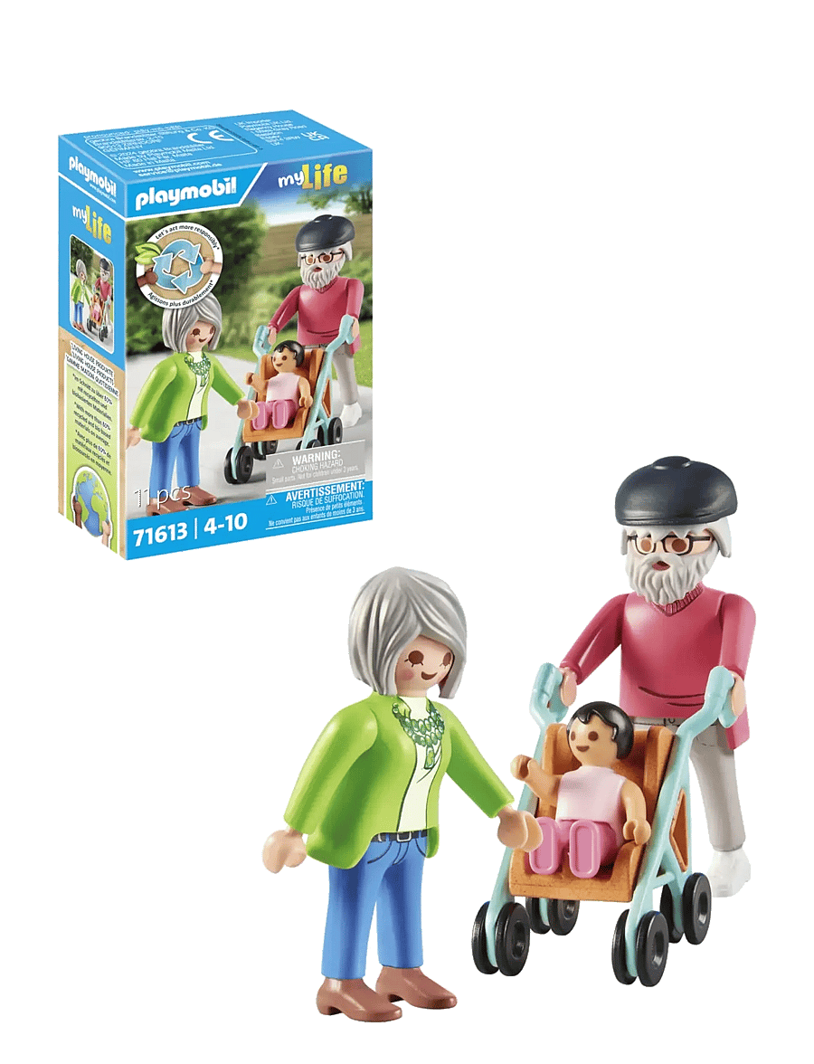 PLAYMOBIL - Grandparents with Baby - multicolored - 0