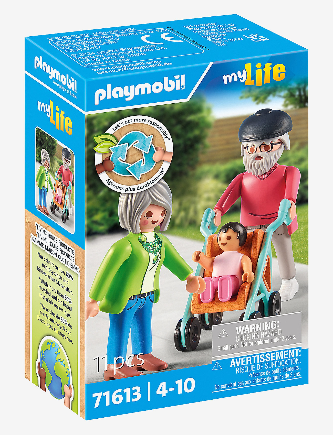 PLAYMOBIL - Grandparents with Baby - multicolored - 1