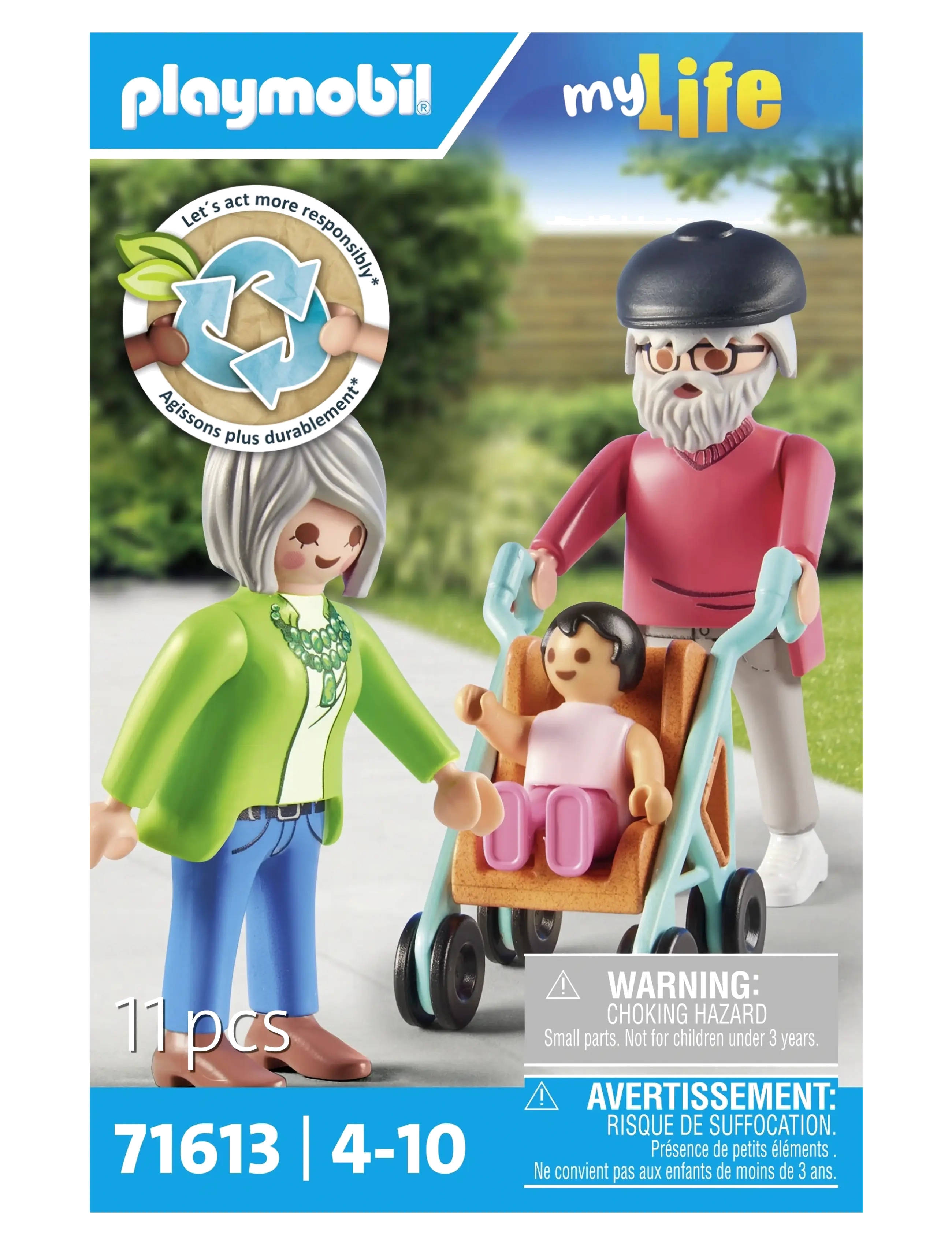 PLAYMOBIL - Grandparents with Baby - multicolored - 1