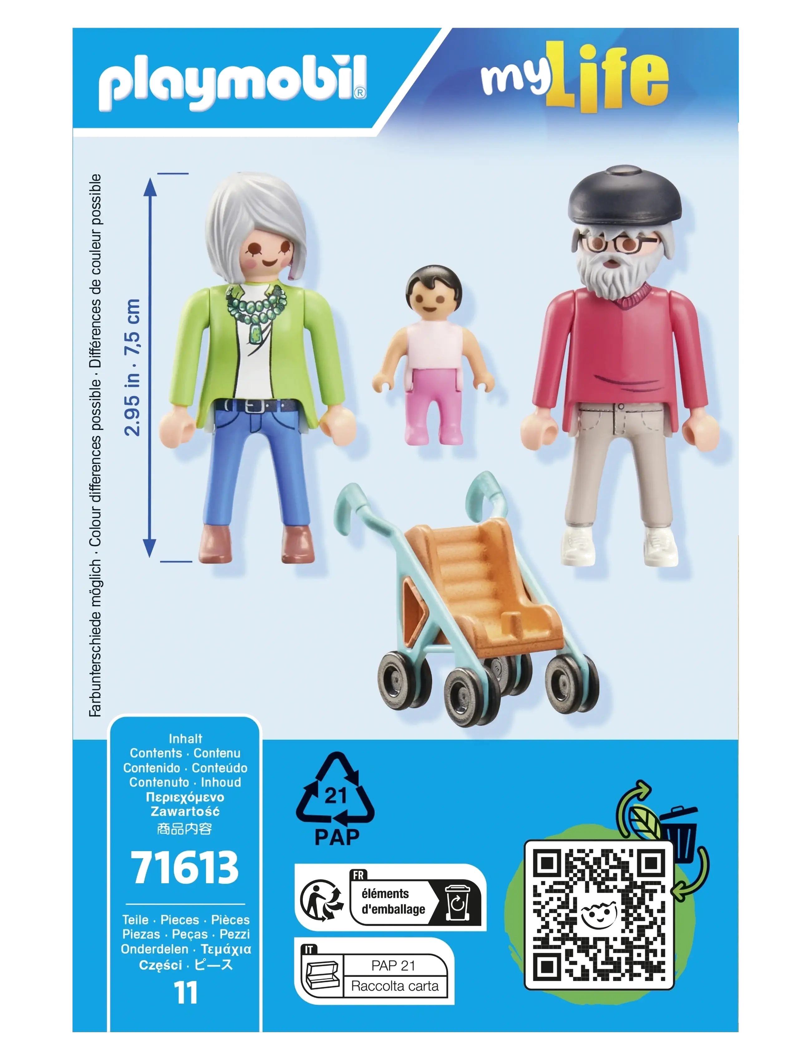 PLAYMOBIL - Grandparents with Baby - multicolored - 3