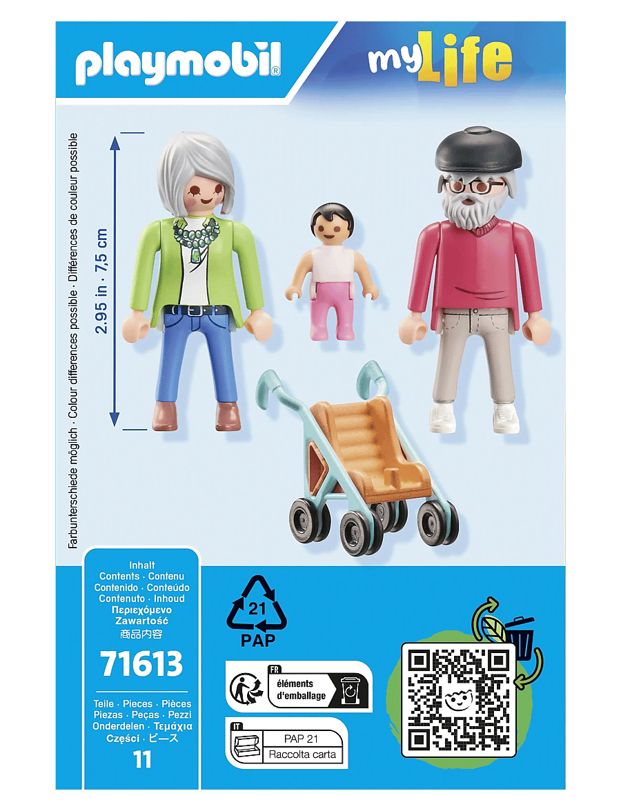PLAYMOBIL - Grandparents with Baby - multicolored - 3