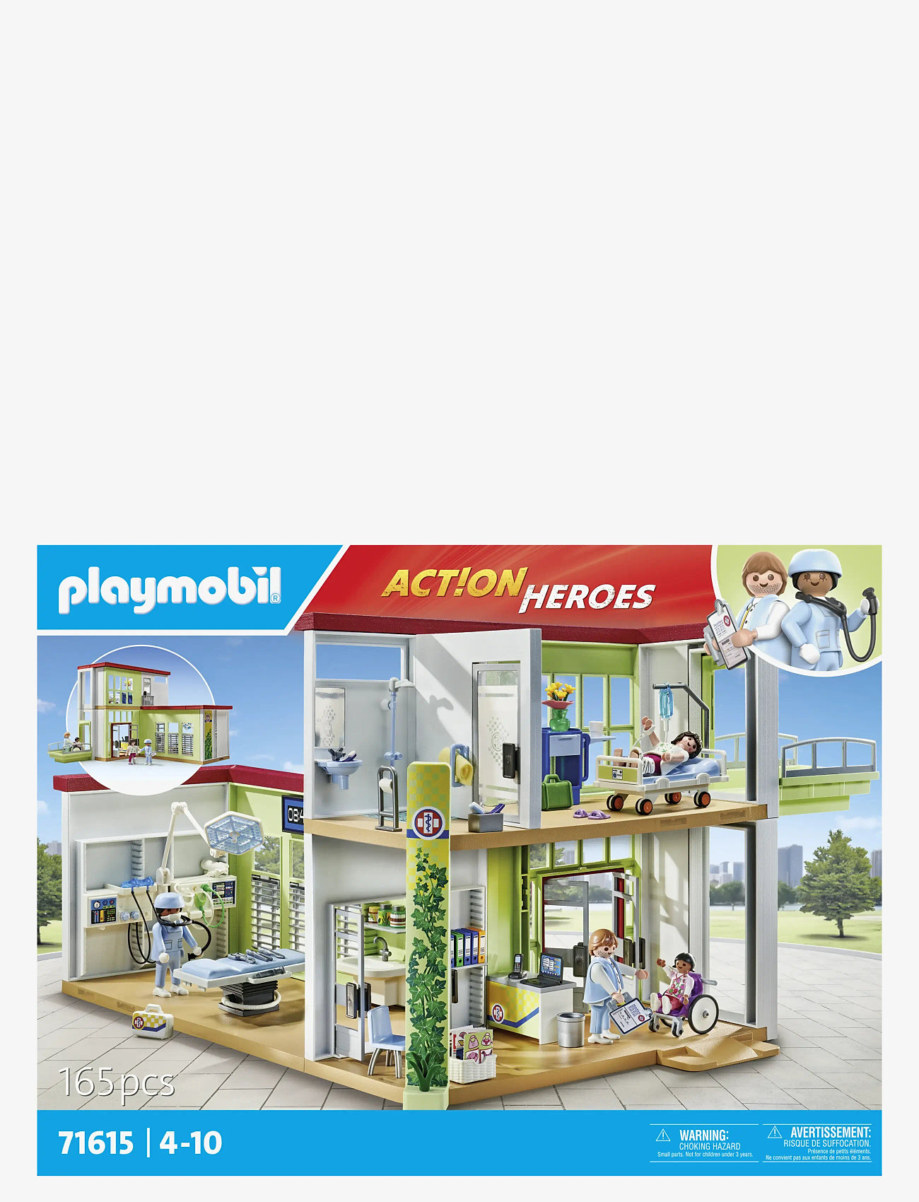 PLAYMOBIL - Modern hospital - playmobil action heroes - multicolored - 0