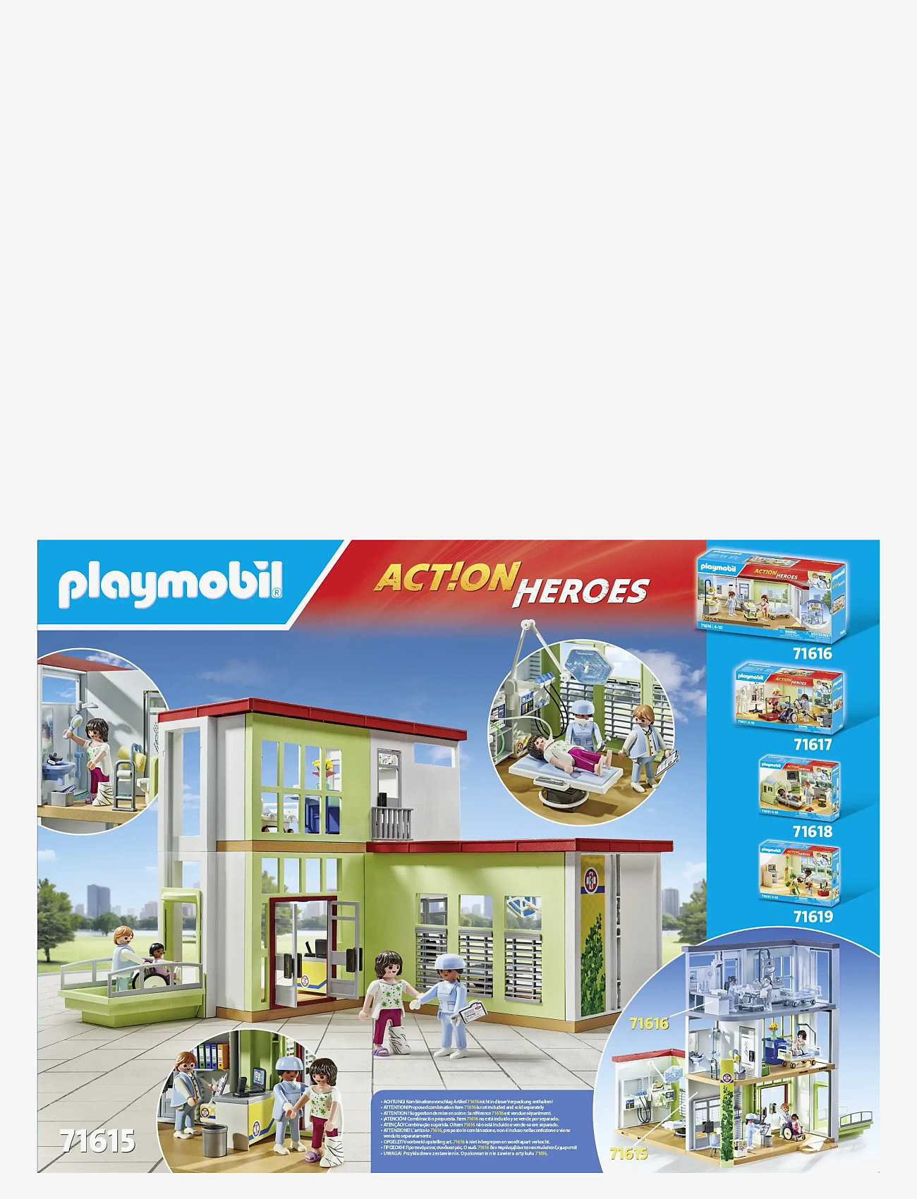 PLAYMOBIL - Modern hospital - playmobil action heroes - multicolored - 1