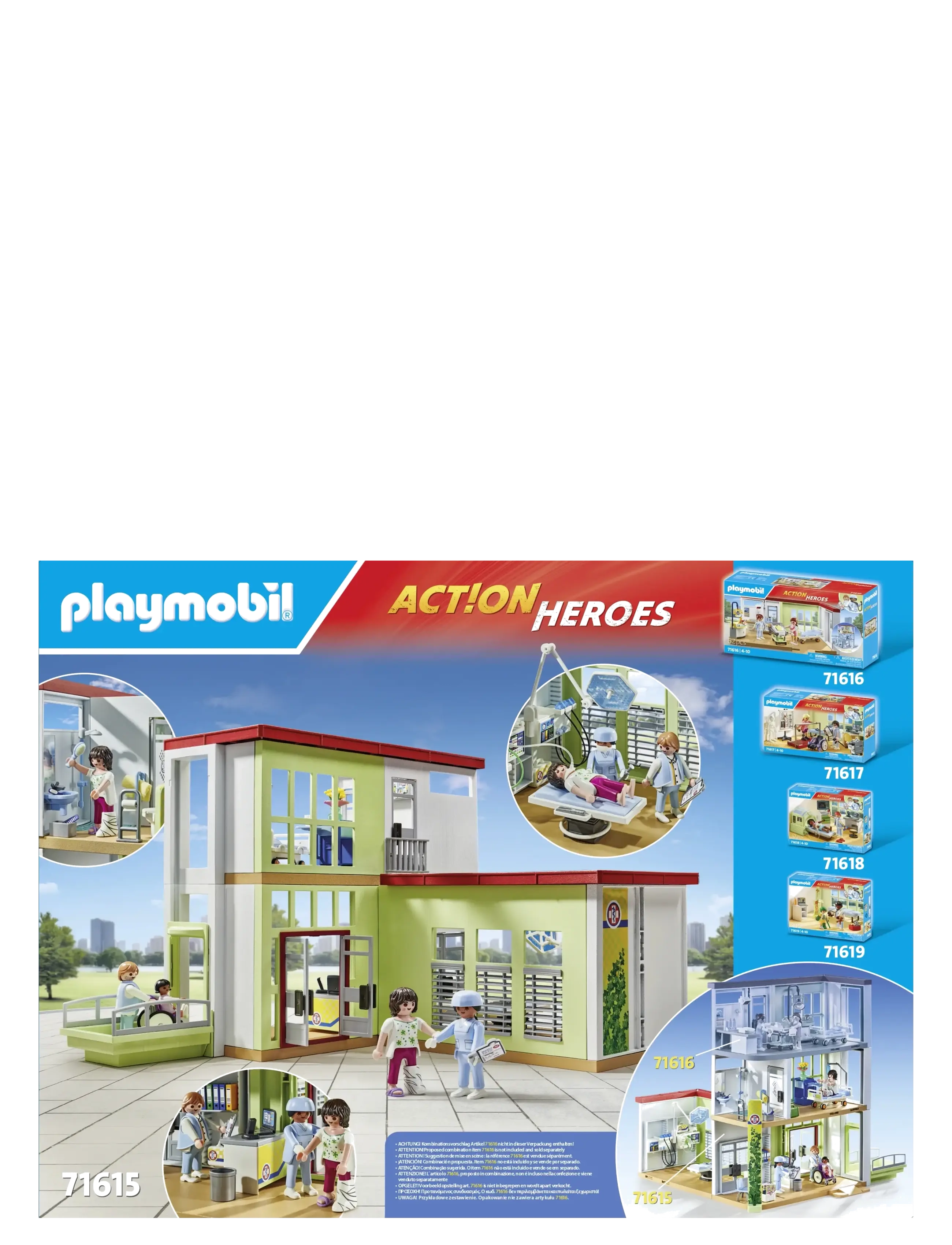 PLAYMOBIL - New Hospital - playmobil action heroes - multicolored - 1