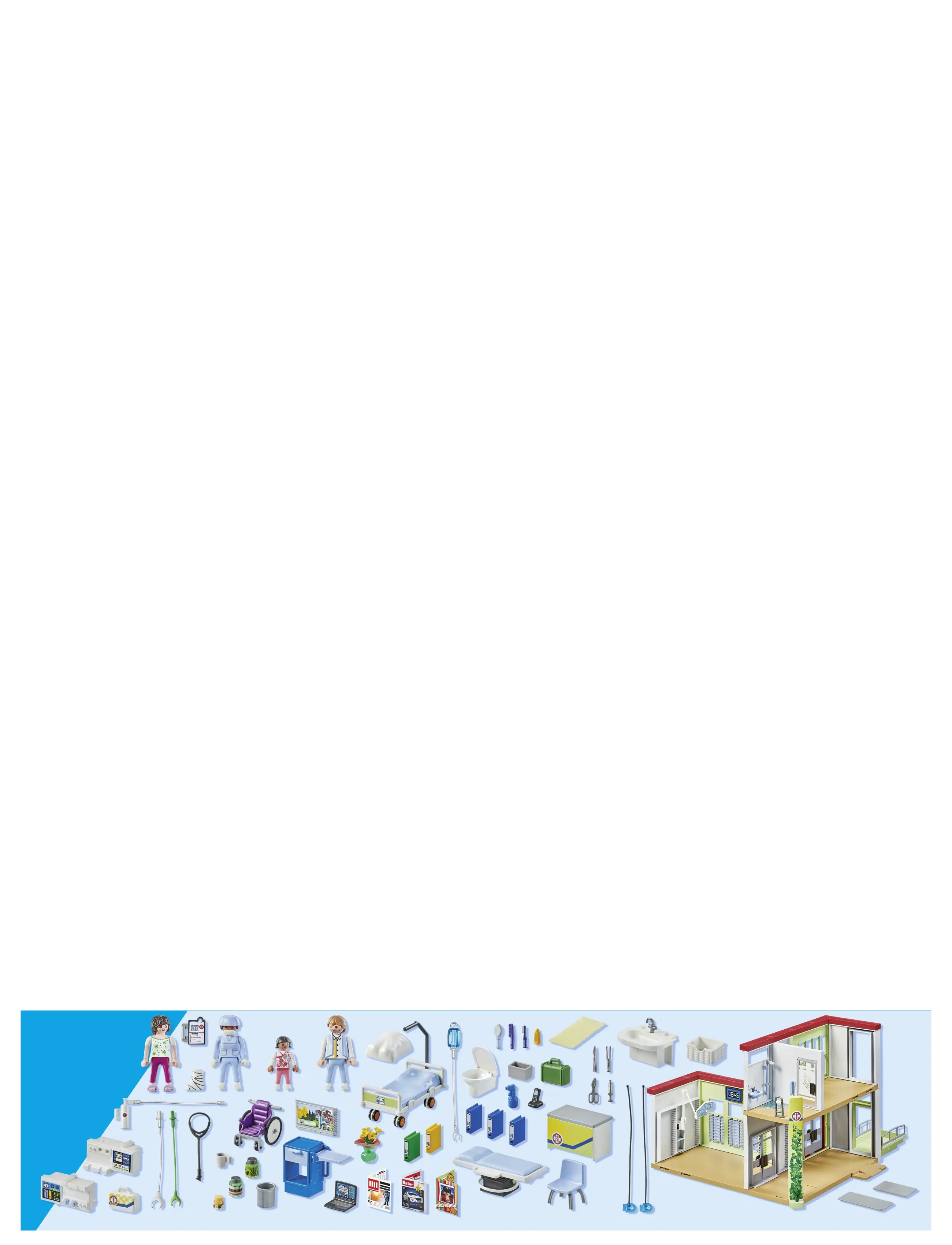 PLAYMOBIL - New Hospital - playmobil action heroes - multicolored - 5