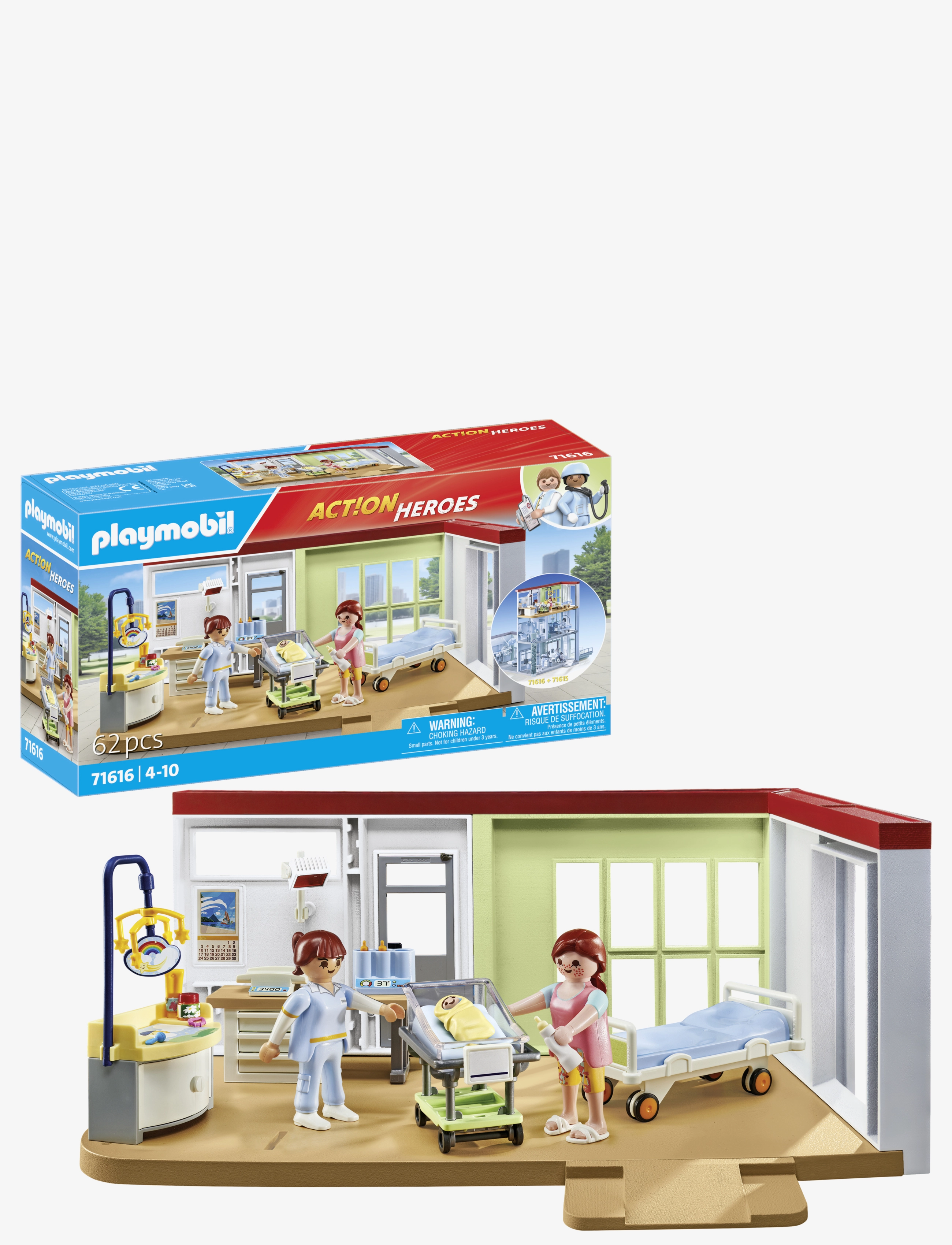 PLAYMOBIL Maternity ward - Playmobil leikföng - MULTICOLORED / multi