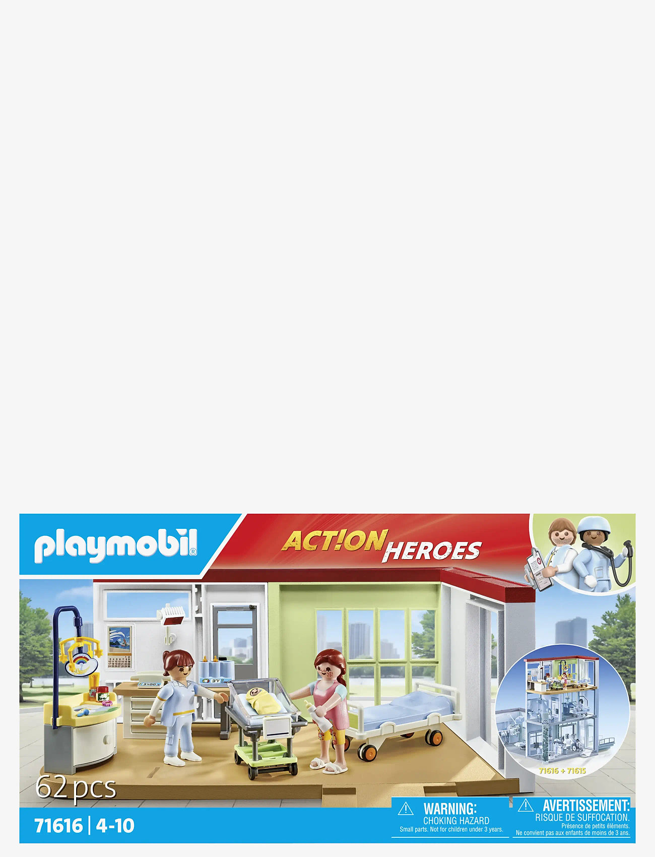 PLAYMOBIL - Maternity ward - playmobil action heroes - multicolored - 1