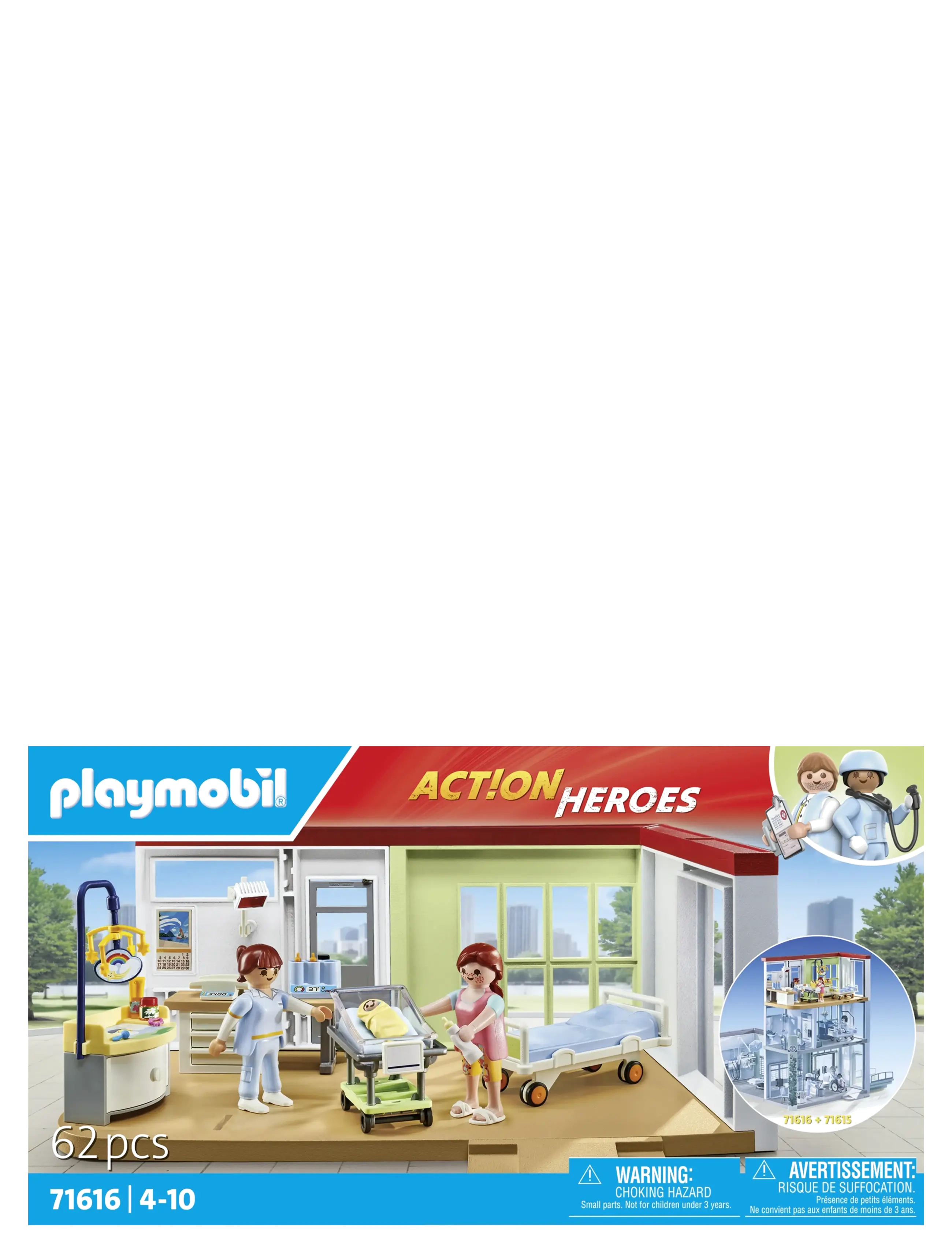 PLAYMOBIL - Maternity ward - playmobil action heroes - multicolored - 1