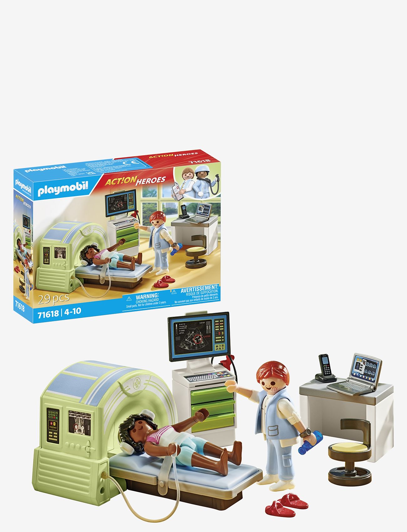 PLAYMOBIL - MRI with patient - playmobil leksaker - multicolored - 0