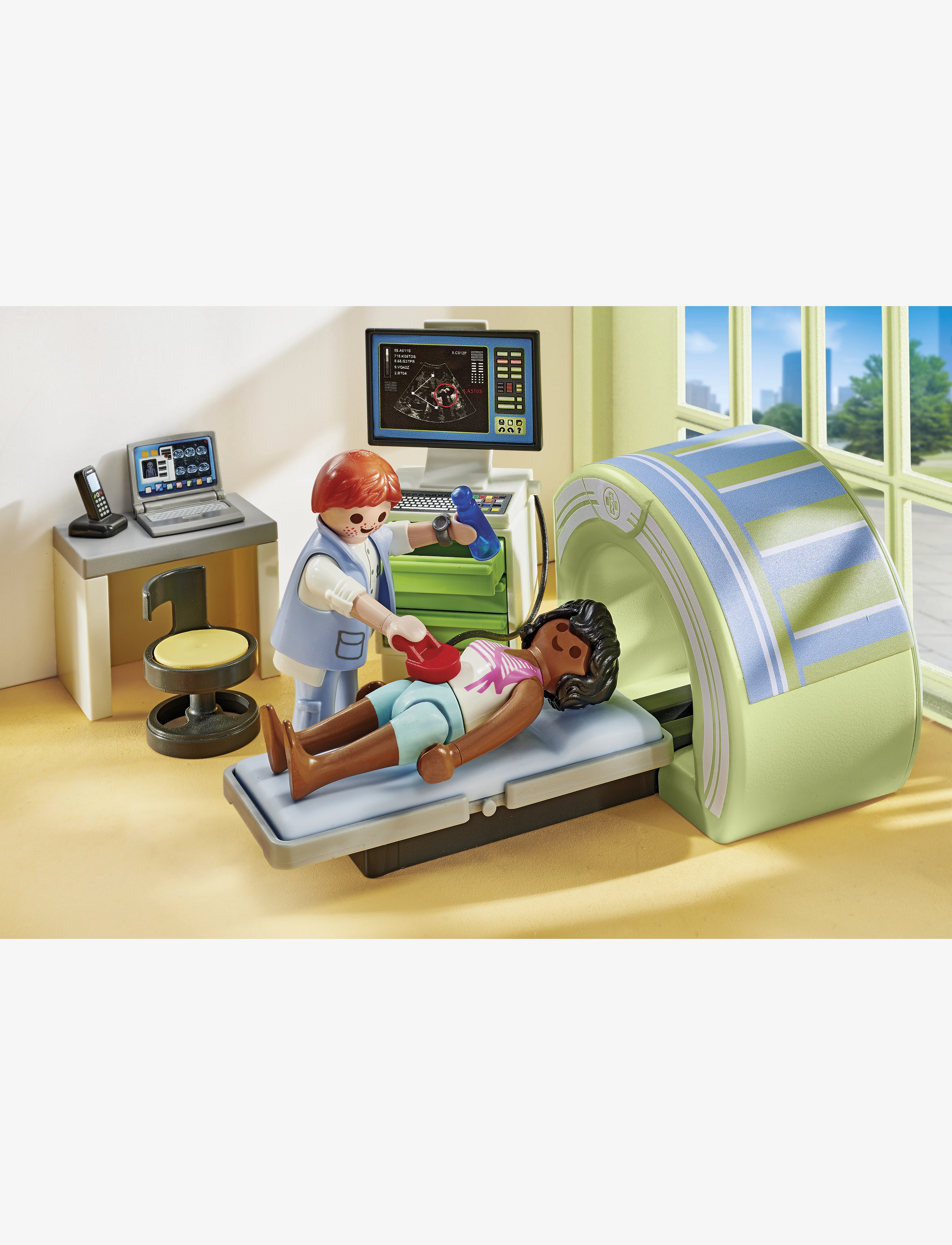 PLAYMOBIL - MRI with Patient - playmobil legetøj - multicolored - 1