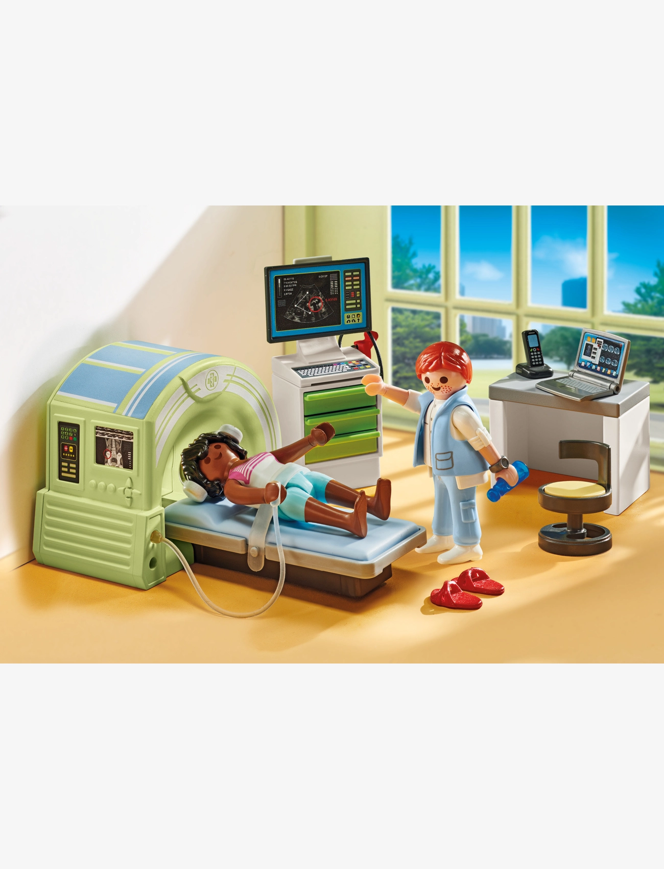 PLAYMOBIL - MRI with Patient - playmobil legetøj - multicolored - 2