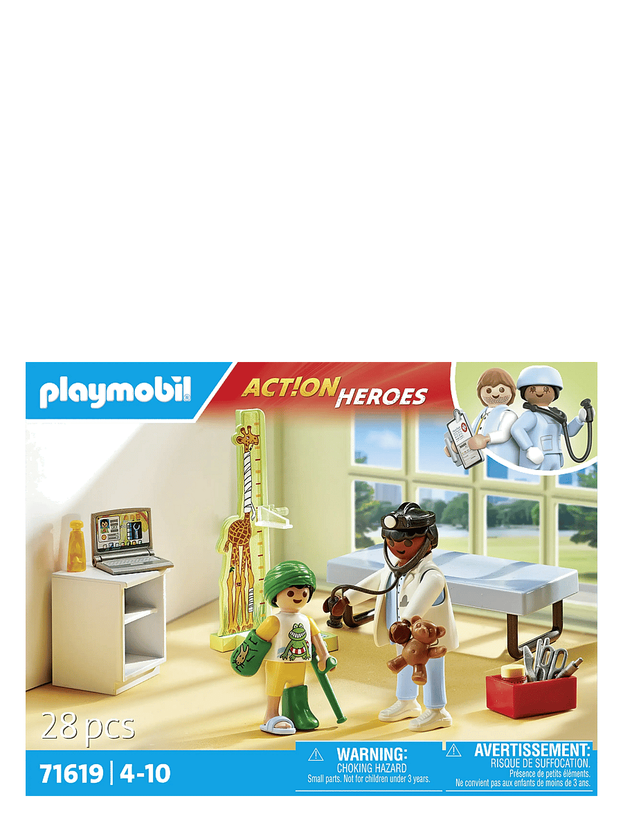 PLAYMOBIL - Pediatrician with Teddy Bear - madalaimad hinnad - multicolored - 1