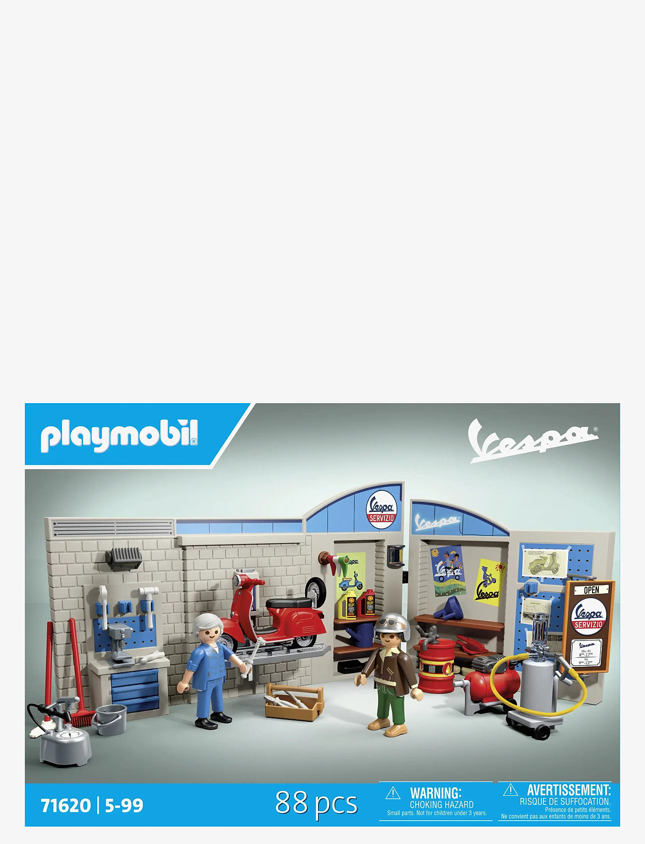 PLAYMOBIL - 60s Vespa Garage - playmobil rc-vehicles - multicolored - 0