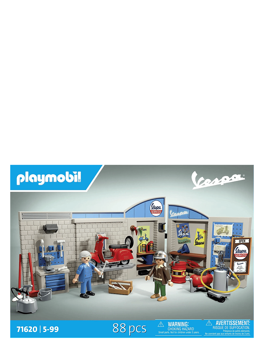 PLAYMOBIL - 60s Vespa Garage - geburtstagsgeschenke - multicolored - 0