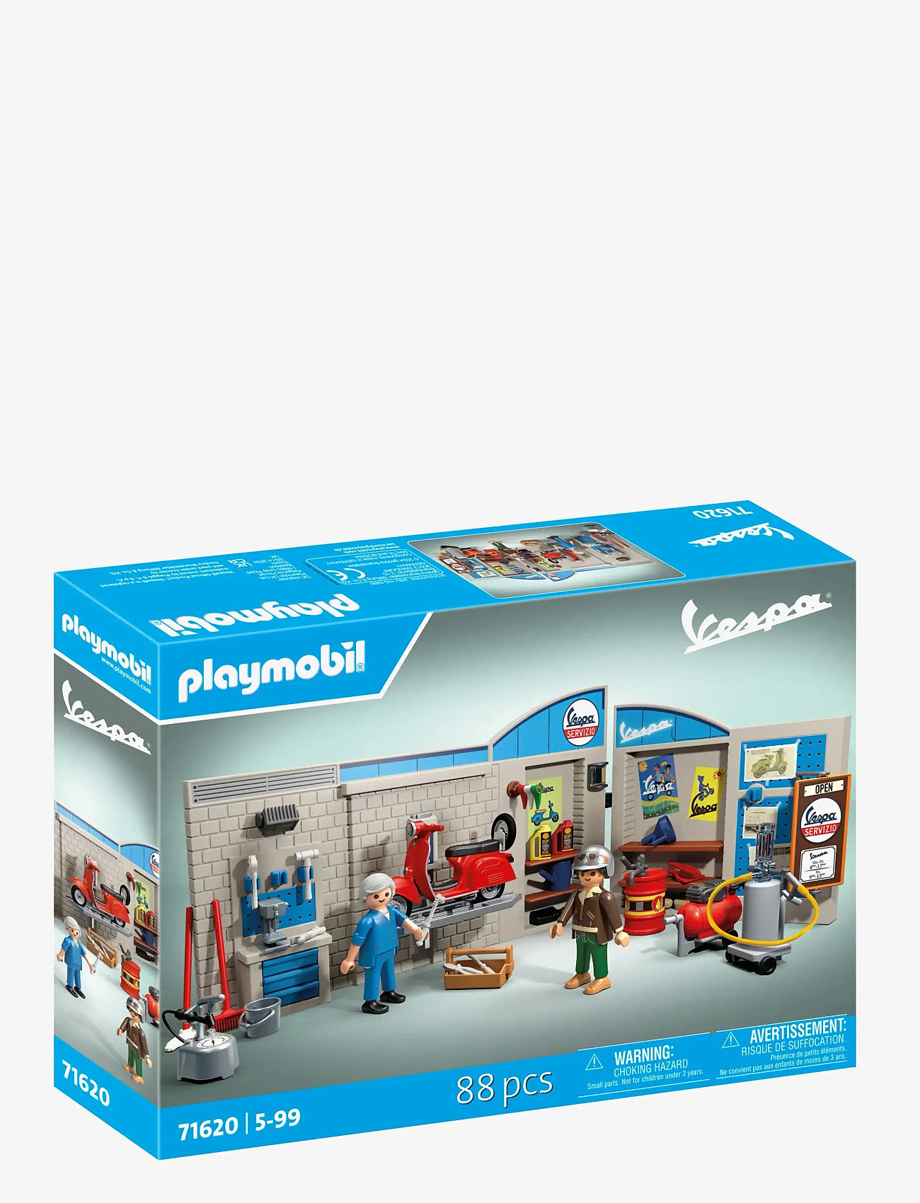 PLAYMOBIL - 60s Vespa Garage - playmobil rc-vehicles - multicolored - 1