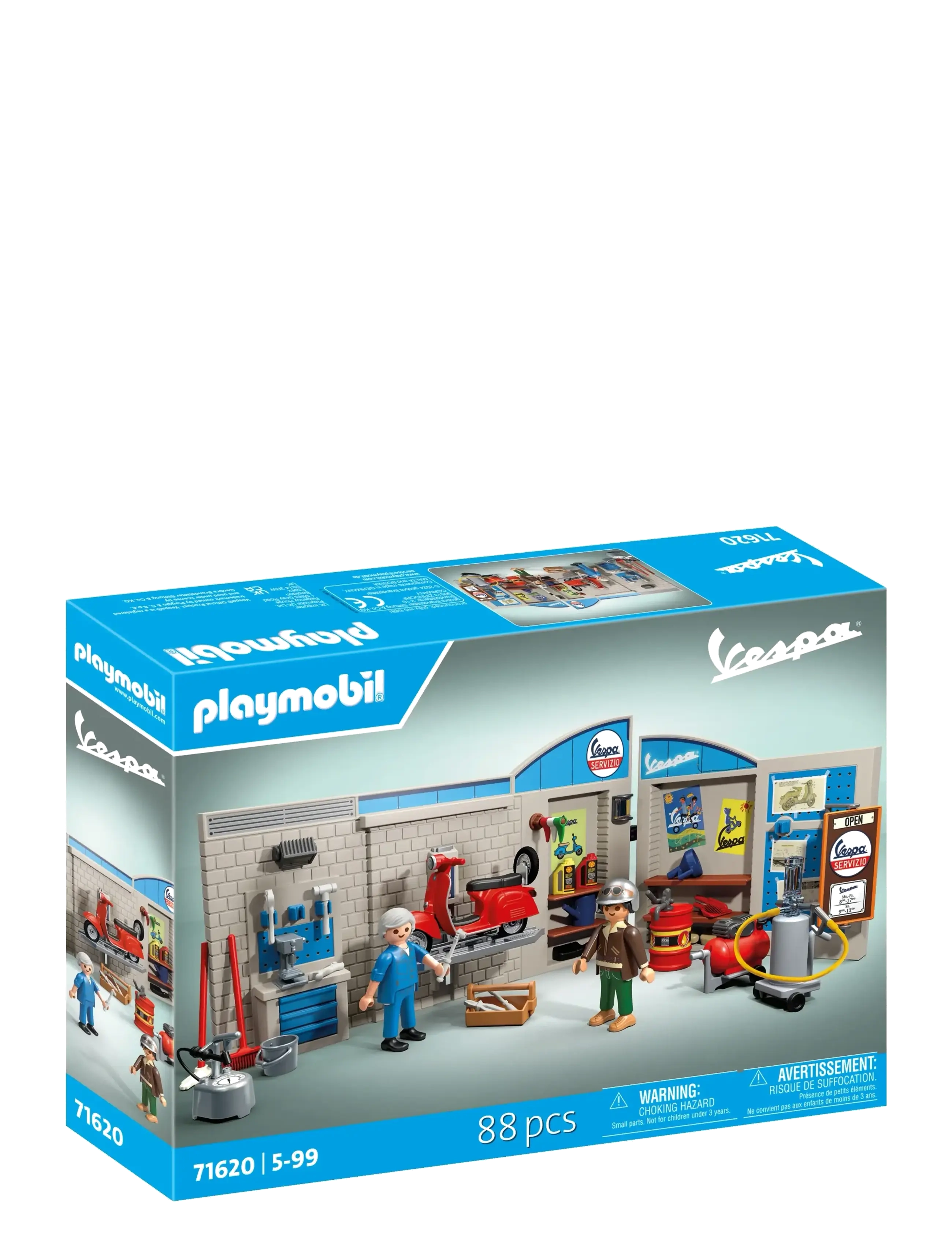 PLAYMOBIL - 60s Vespa Garage - playmobil rc-vehicles - multicolored - 1