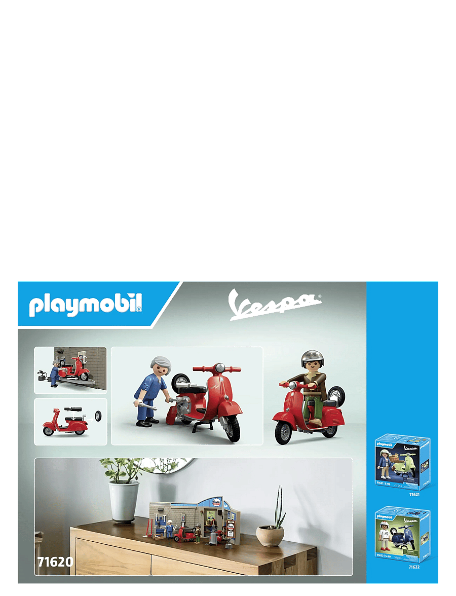 PLAYMOBIL - 60s Vespa Garage - geburtstagsgeschenke - multicolored - 2