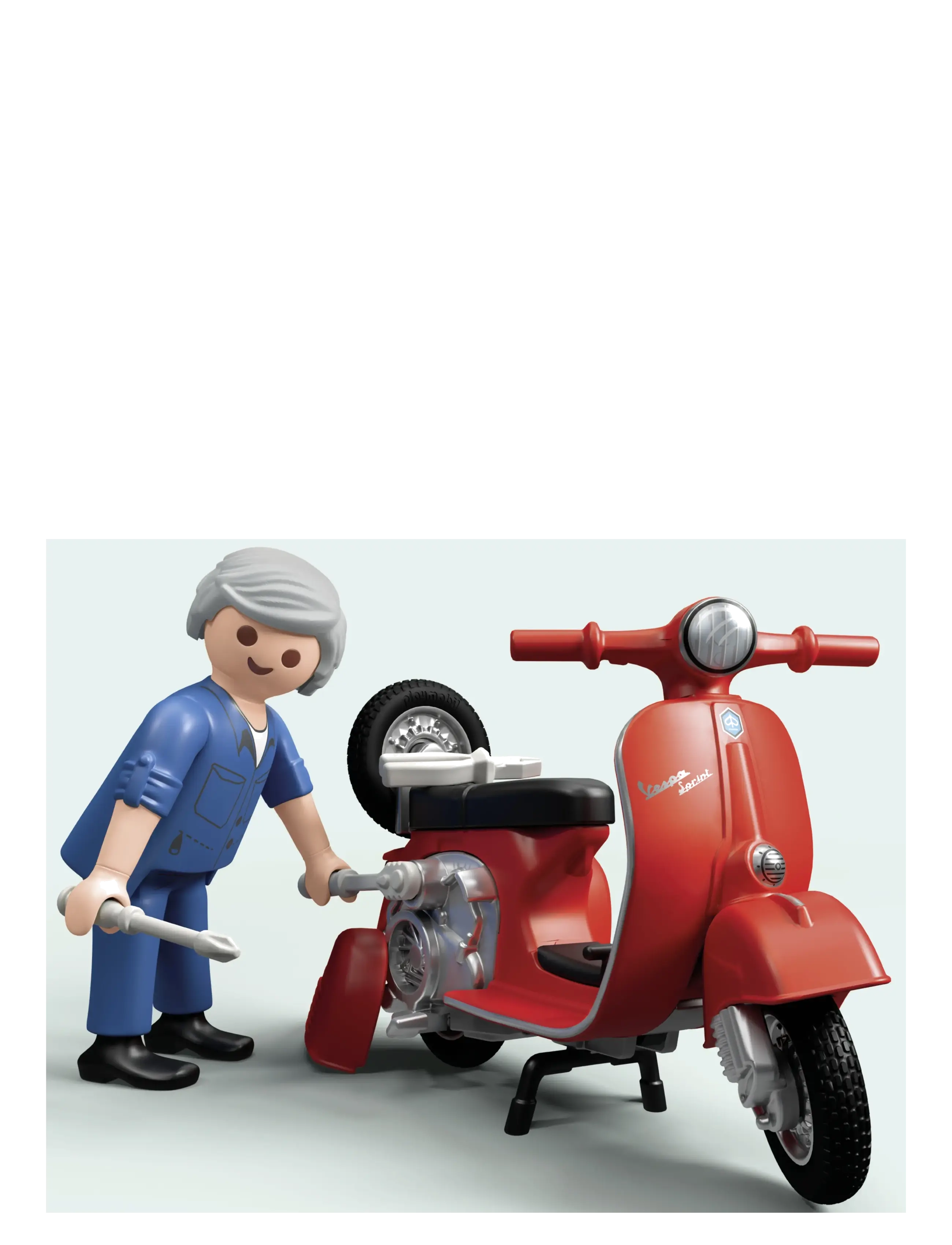 PLAYMOBIL - 60s Vespa Garage - playmobil rc-vehicles - multicolored - 3