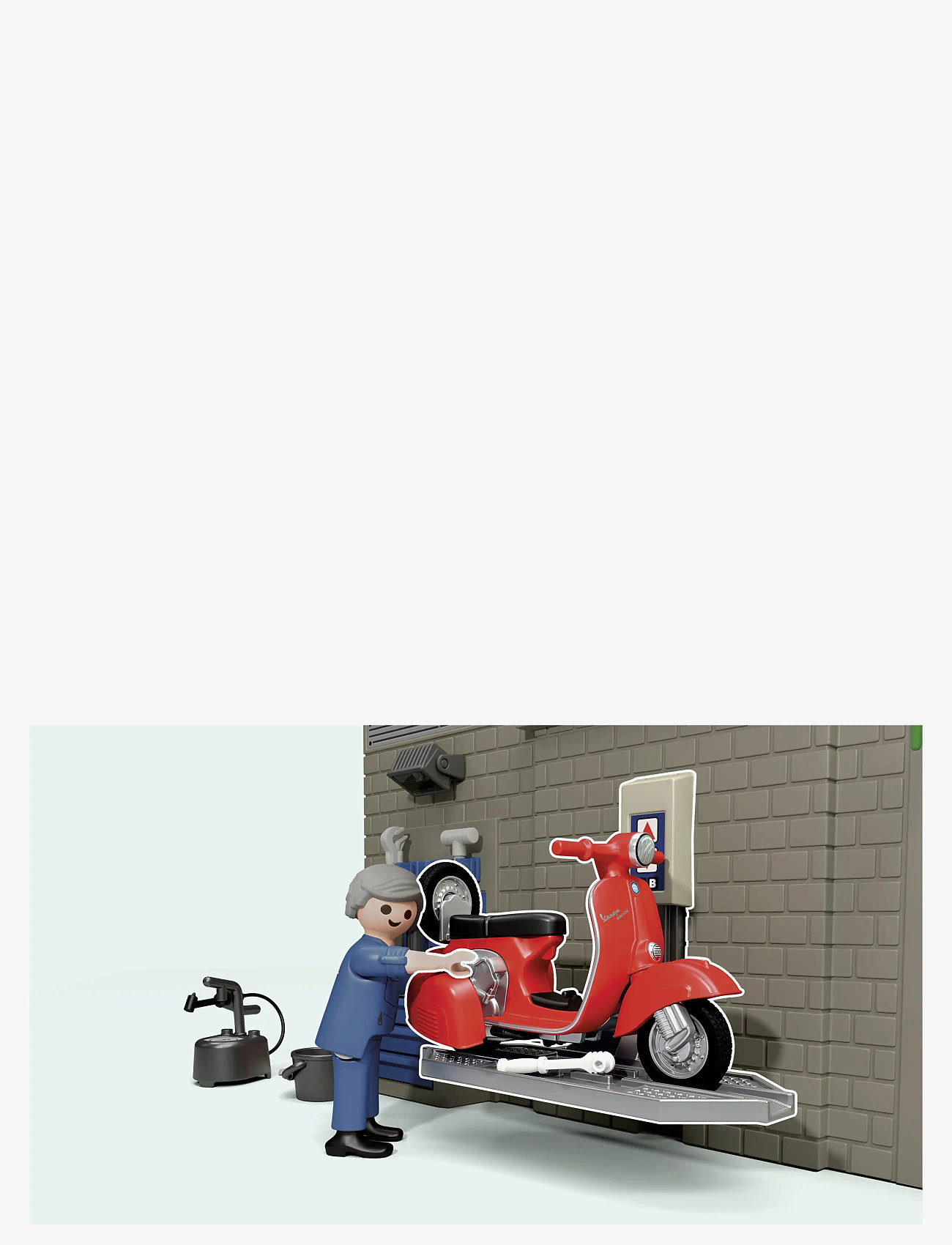 PLAYMOBIL - 60s Vespa Garage - playmobil rc-vehicles - multicolored - 5