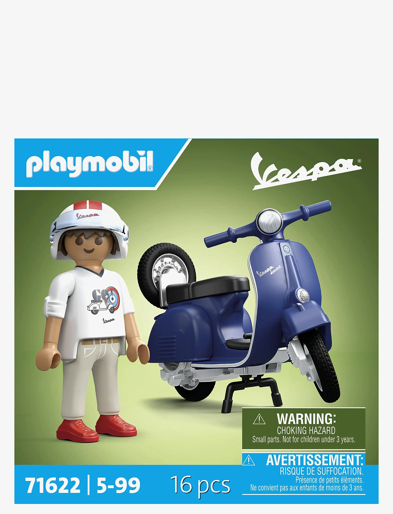 PLAYMOBIL 1969 Vespa 150 Sprint Veloce, Blue (PLM71622