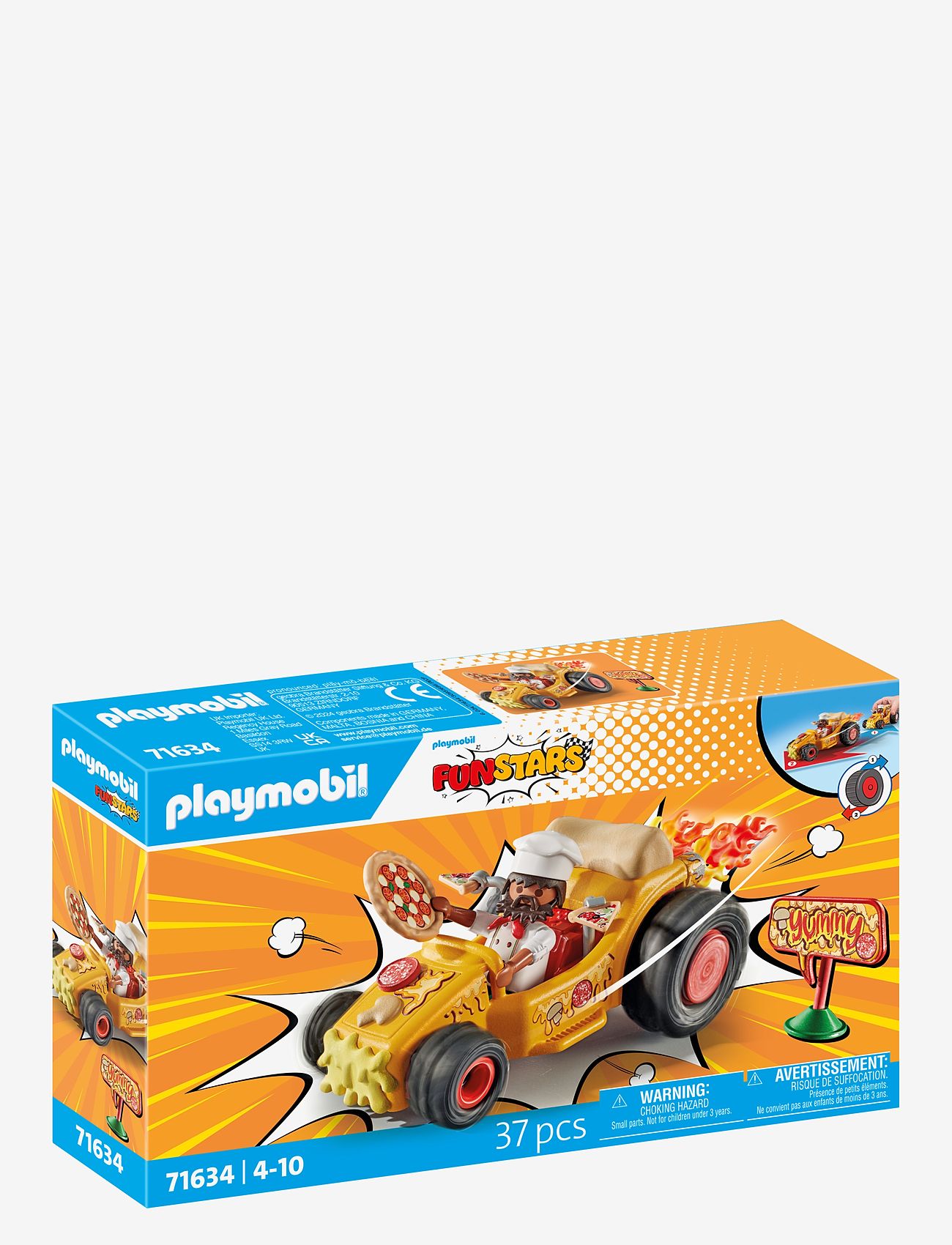 PLAYMOBIL - Racing Pizza - playmobil legetøj - multicolored - 0