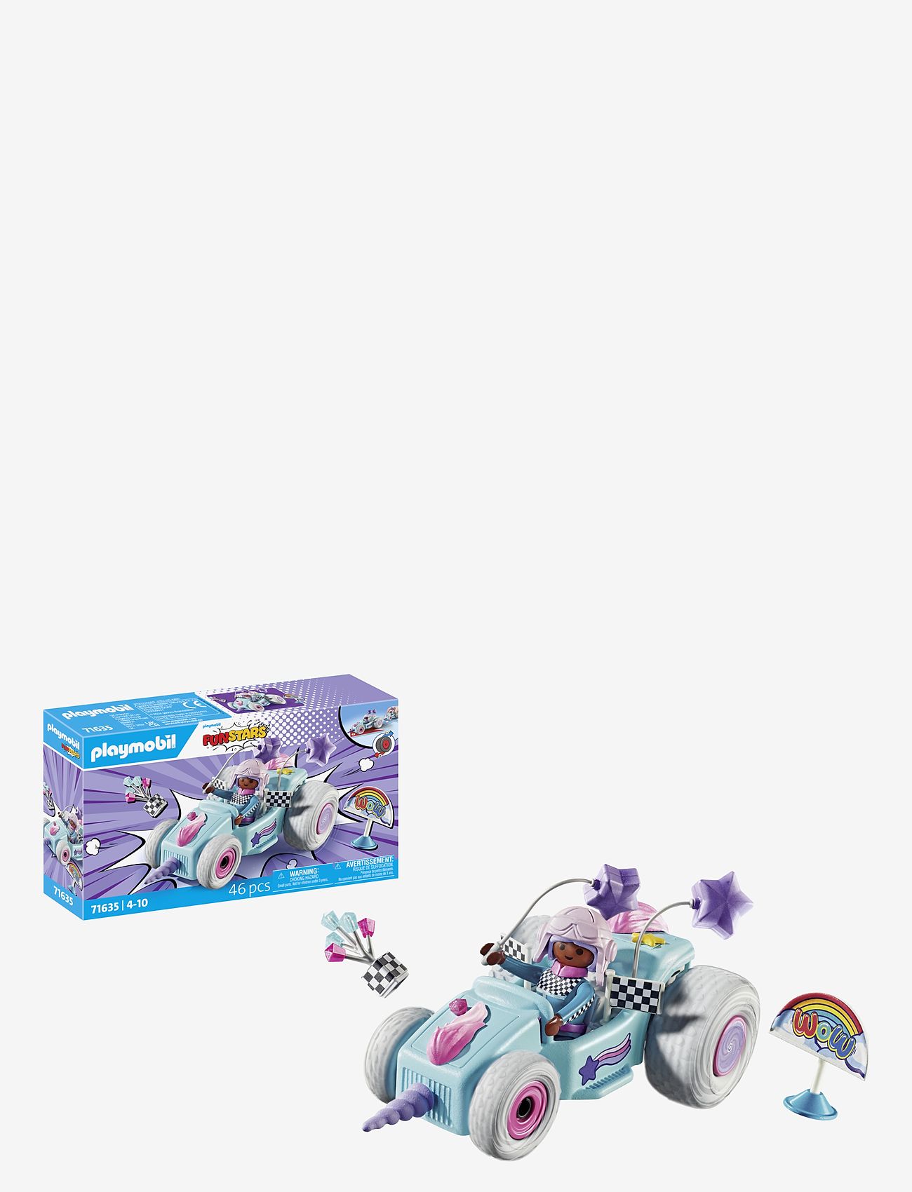 PLAYMOBIL - Racing  Unicorn - playmobil legetøj - multicolored - 0
