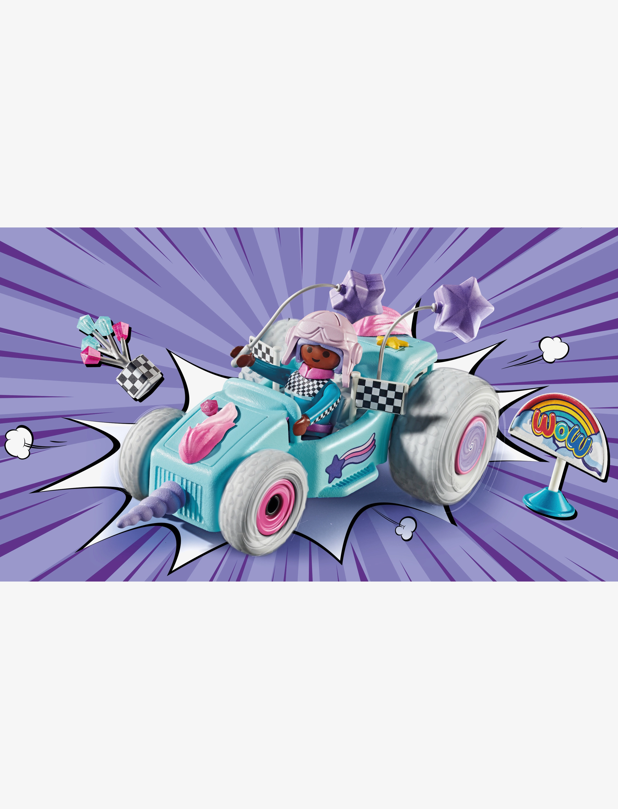 PLAYMOBIL - Racing  Unicorn - playmobil leikföng - multicolored - 2
