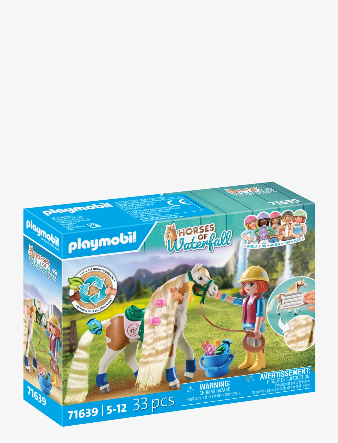 PLAYMOBIL Ellie With Horse, One Size, Multi/patterned, Playmobil Legetøj > Playmobil Country, Børn