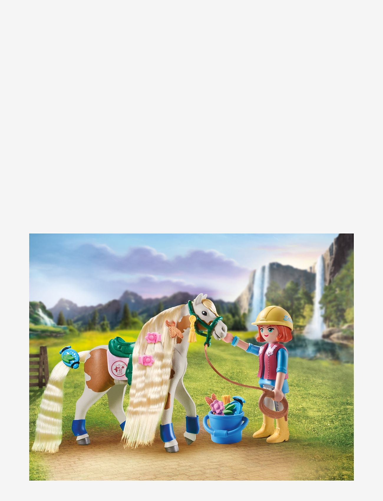 PLAYMOBIL - Ellie with Horse - playmobil country - multicolored - 4