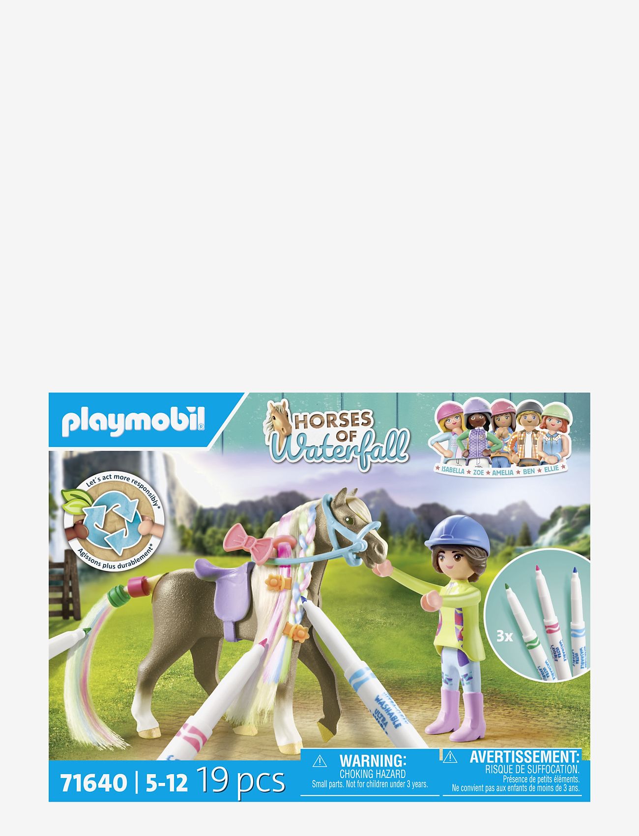 PLAYMOBIL - Washable Horse Set - playmobil country - multicolored - 1