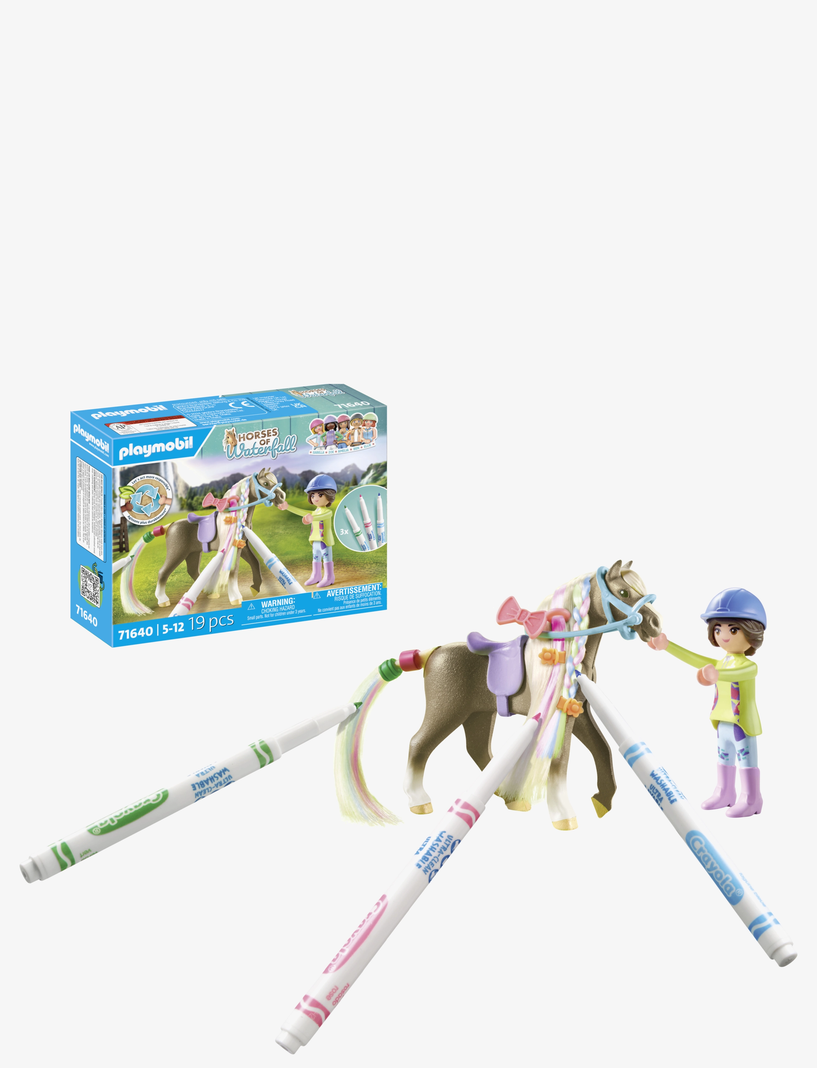 PLAYMOBIL - Washable Horse Set - playmobil country - multicolored - 4