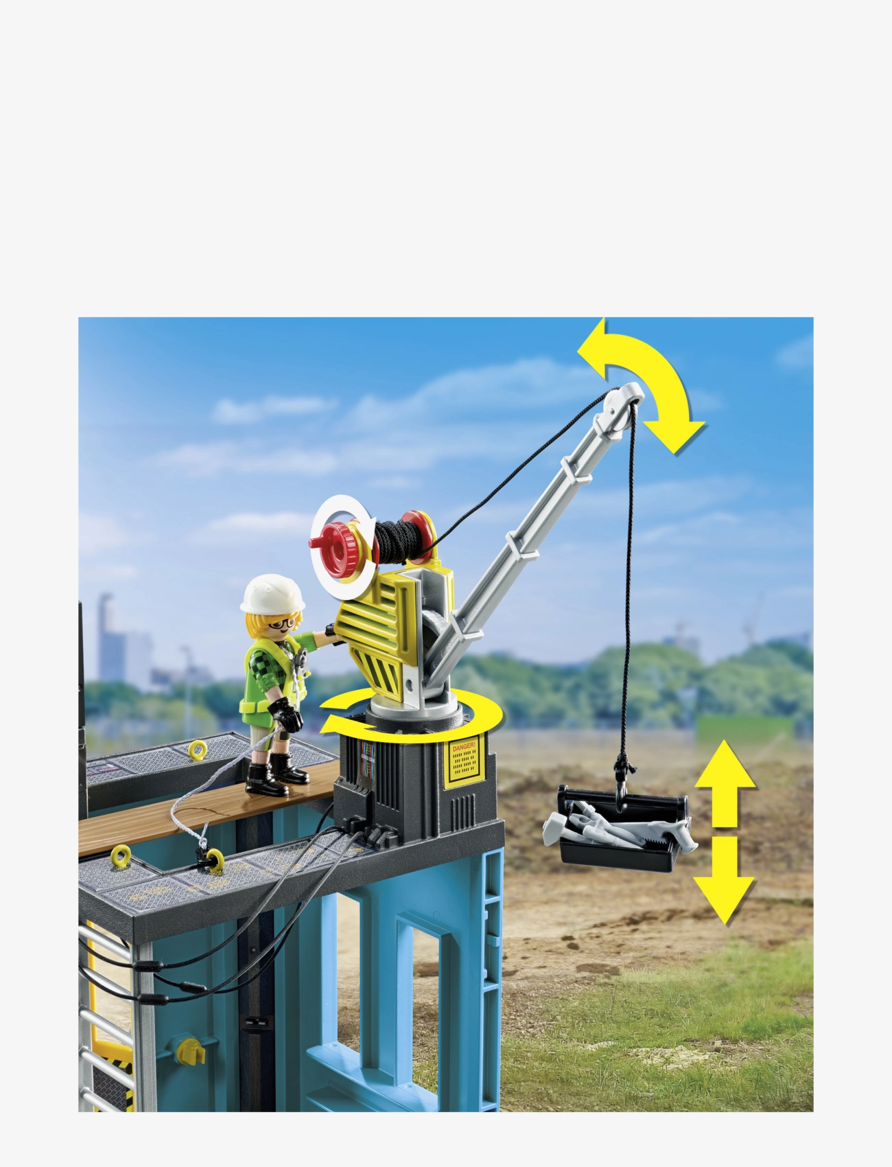 PLAYMOBIL - PLAYMOBIL Action Heroes PROMO Construction Site - 71650 - playmobil action heroes - multicolored - 3