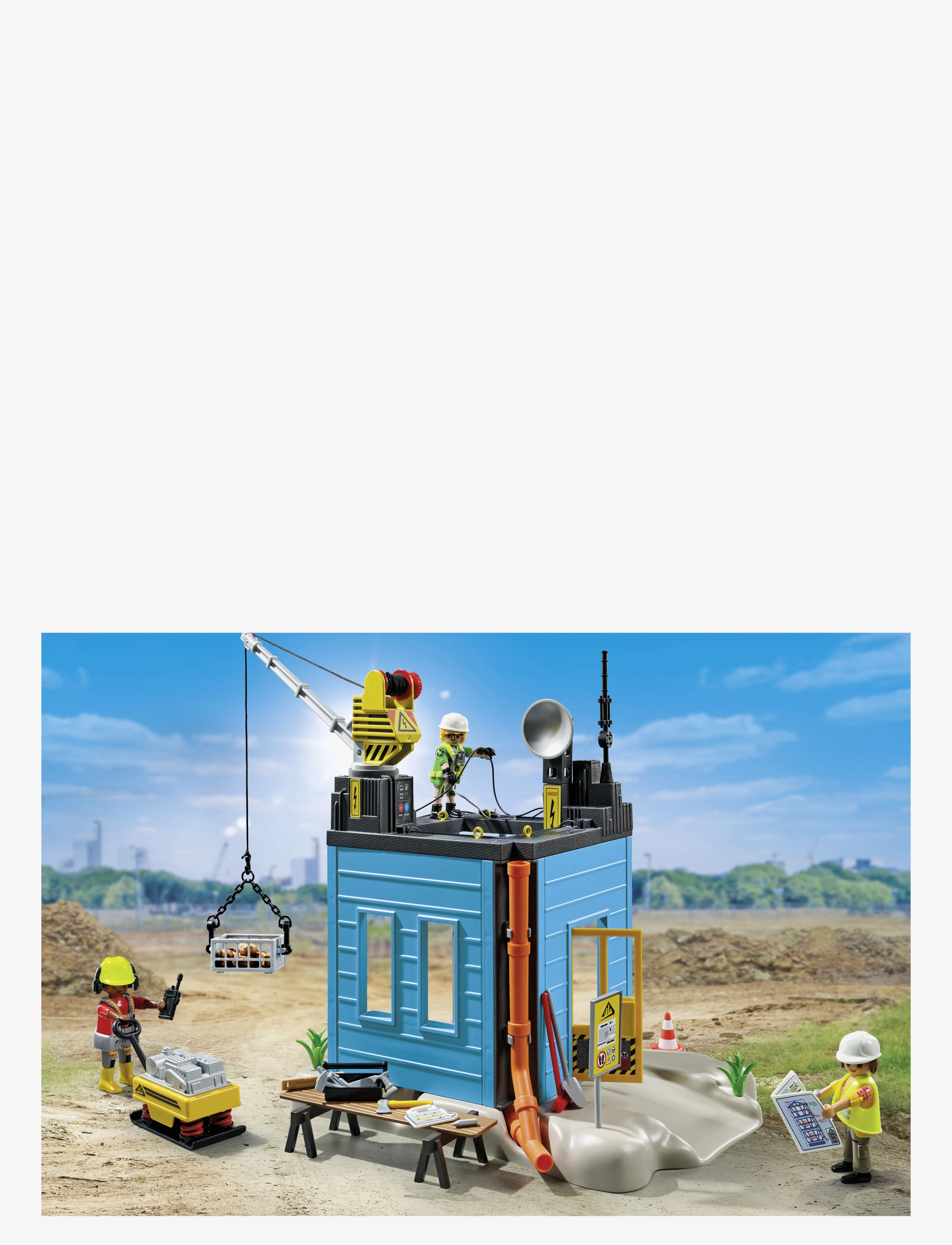 PLAYMOBIL - PLAYMOBIL Action Heroes PROMO Construction Site - 71650 - playmobil action heroes - multicolored - 4