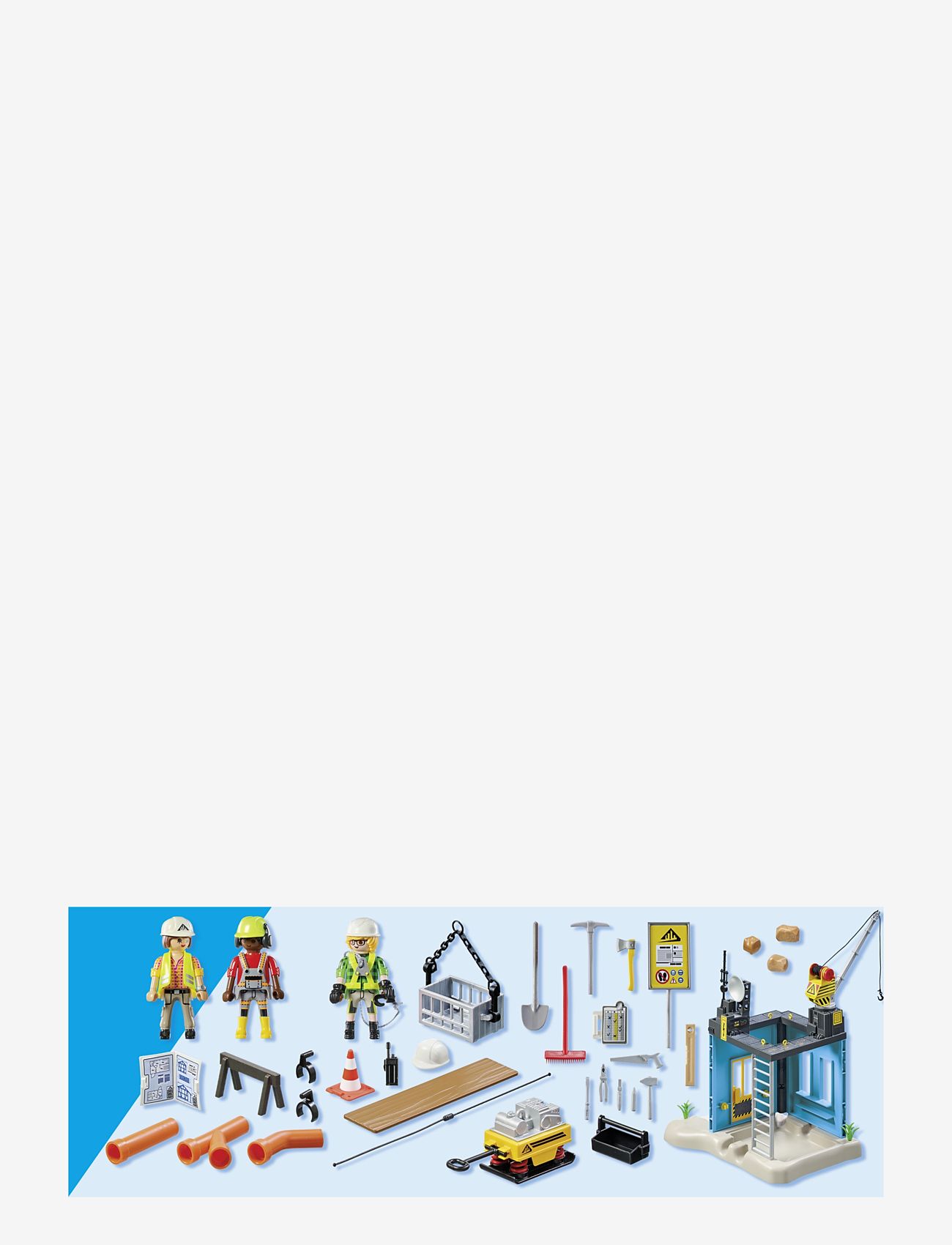PLAYMOBIL - PLAYMOBIL Action Heroes PROMO Construction Site - 71650 - playmobil action heroes - multicolored - 5