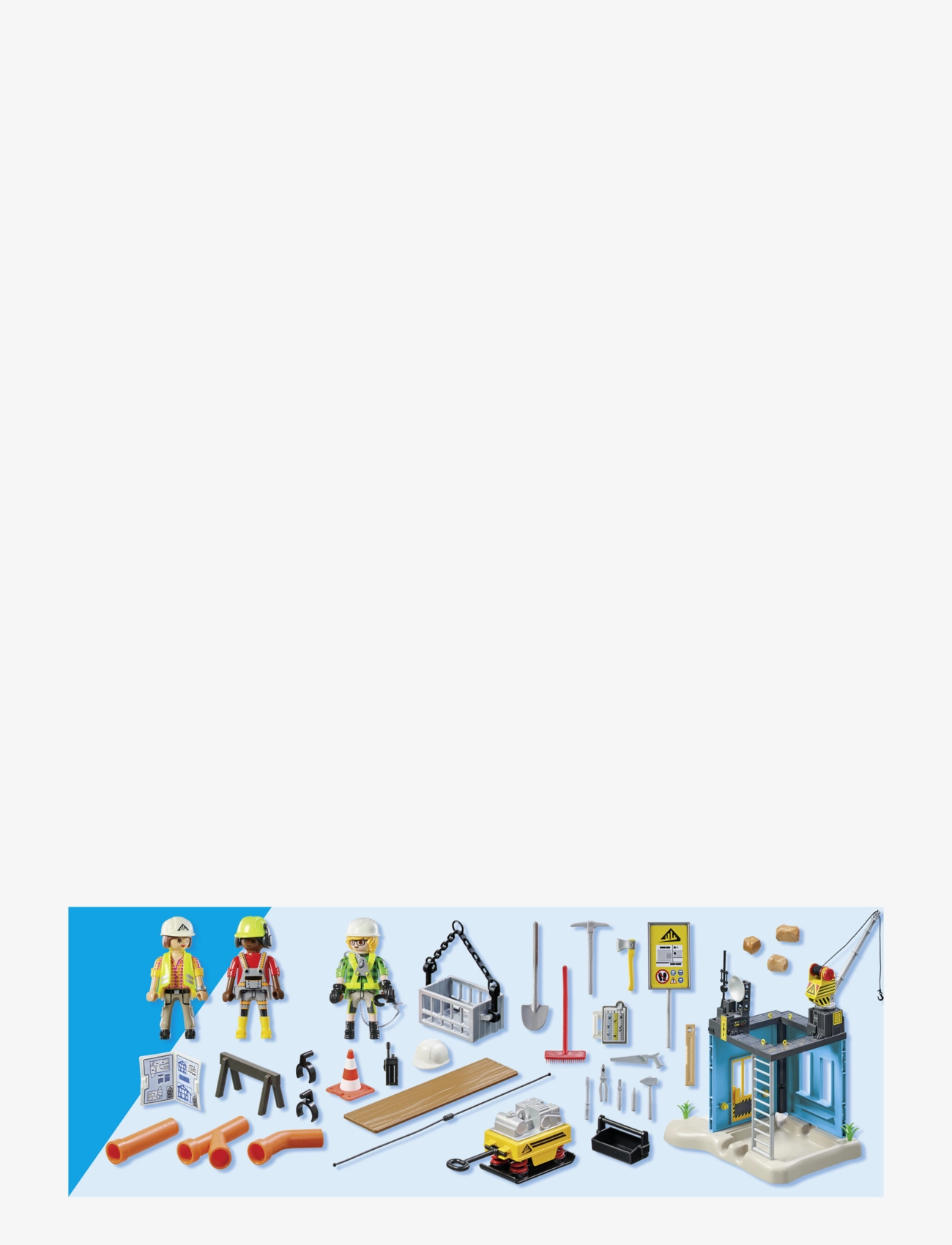 PLAYMOBIL - PLAYMOBIL Action Heroes PROMO Construction Site - 71650 - playmobil action heroes - multicolored - 5