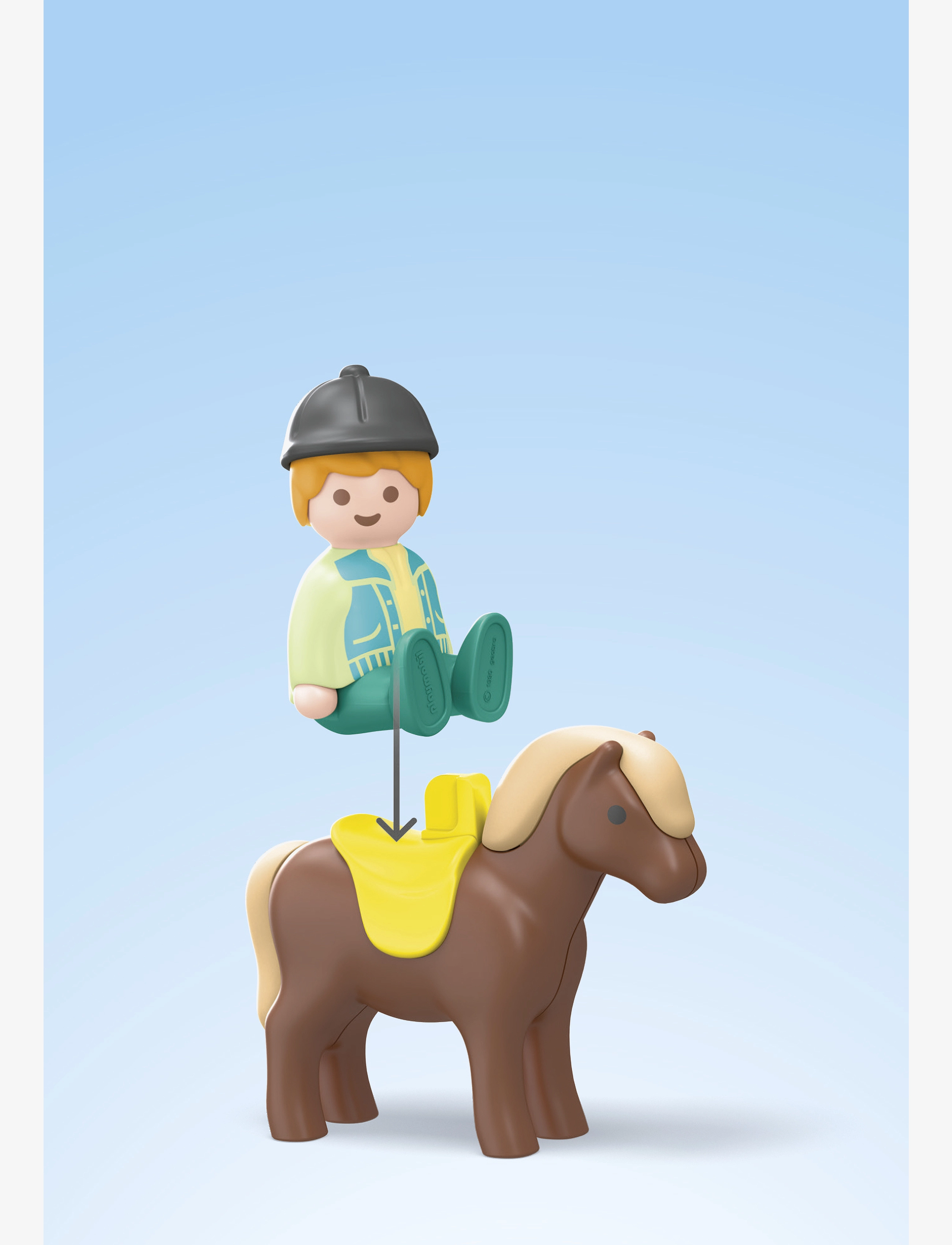 PLAYMOBIL - Junior bondeeventyr med traktor, trailer og dyrevenner - playmobil junior - multicolored - 3